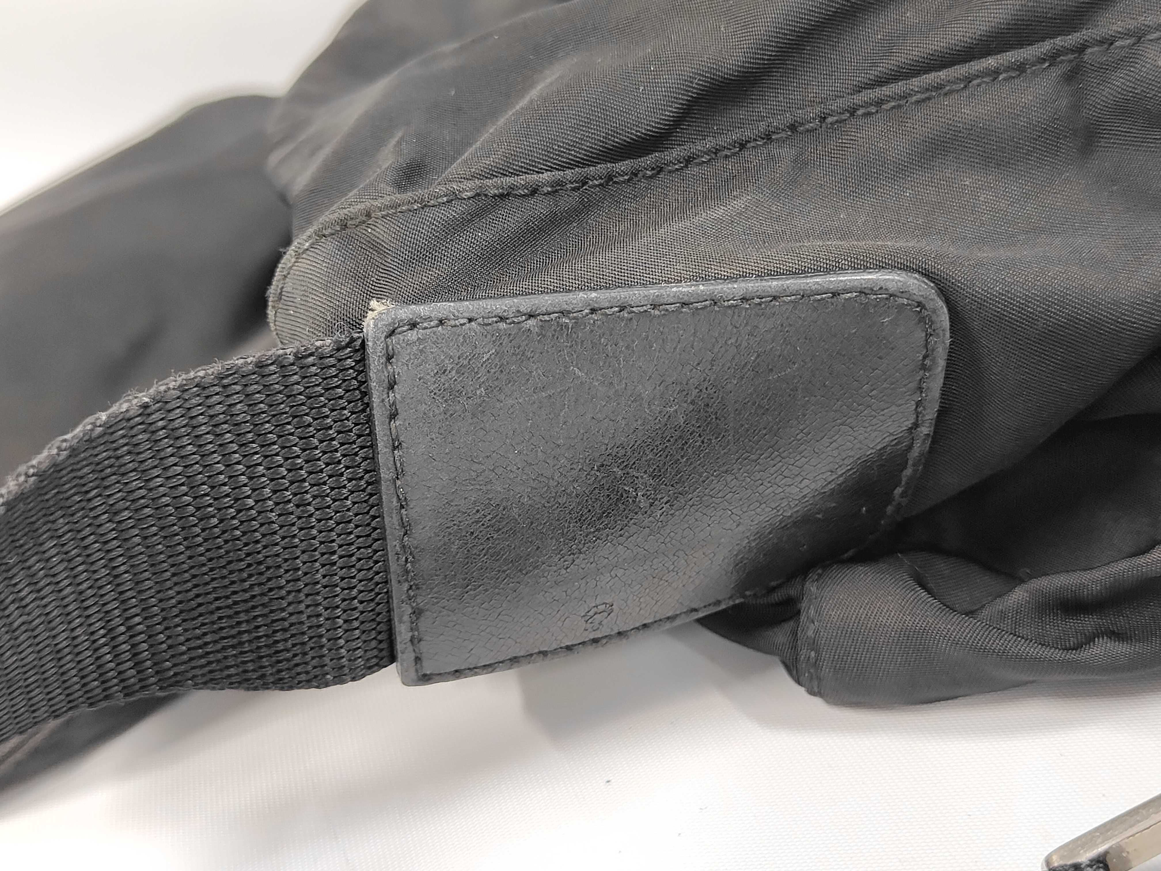 Nylon Shoulder Bag Black Shoulder Bag — view 10