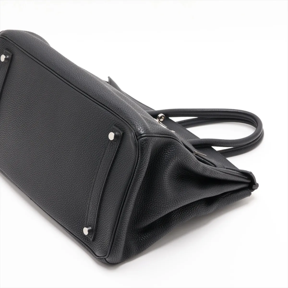 [Individually packaged] Hermes Birkin 35 Letournée Togo Black Silver Hardware N: 2010 No pull tab — view 3
