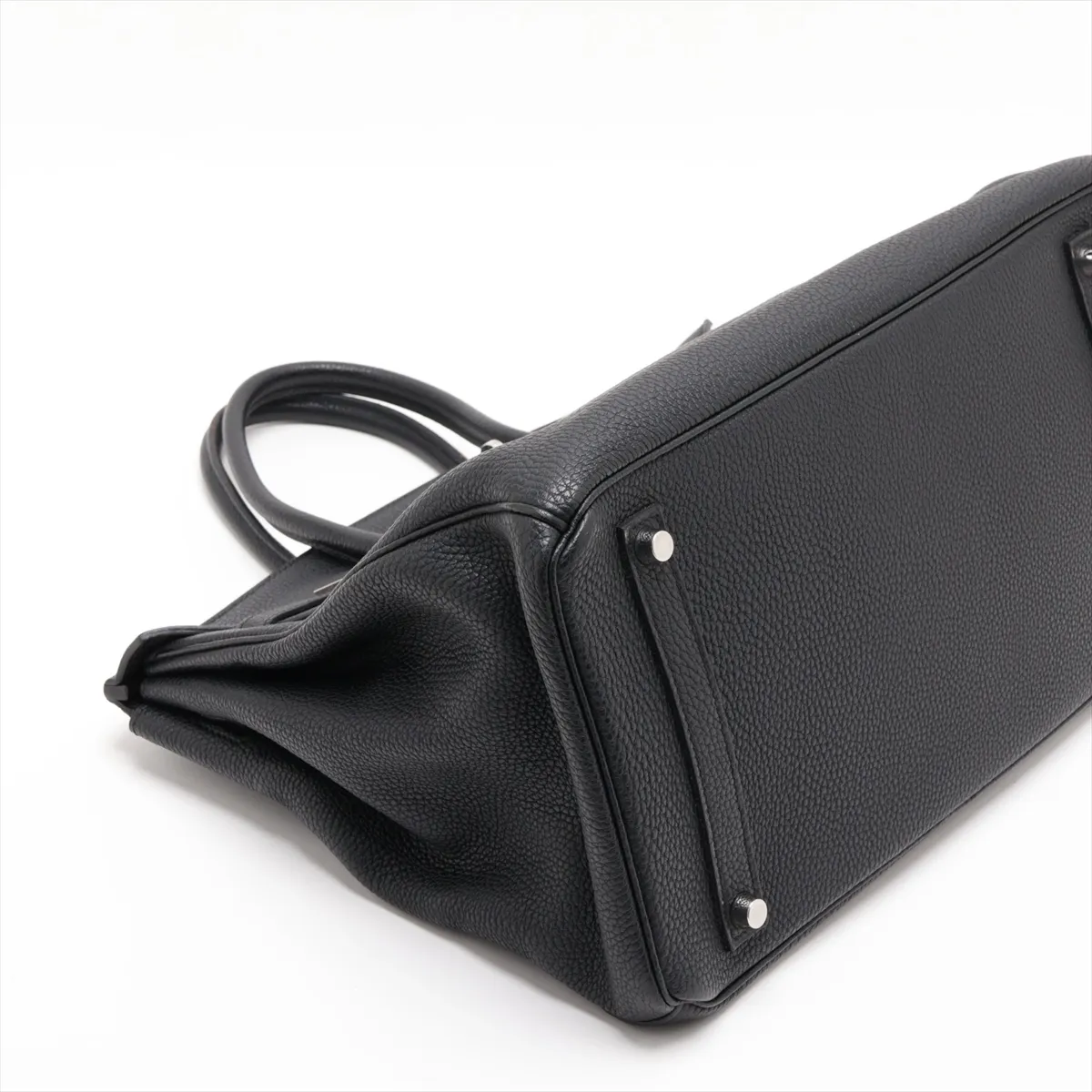 [Individually packaged] Hermes Birkin 35 Letournée Togo Black Silver Hardware N: 2010 No pull tab — view 4