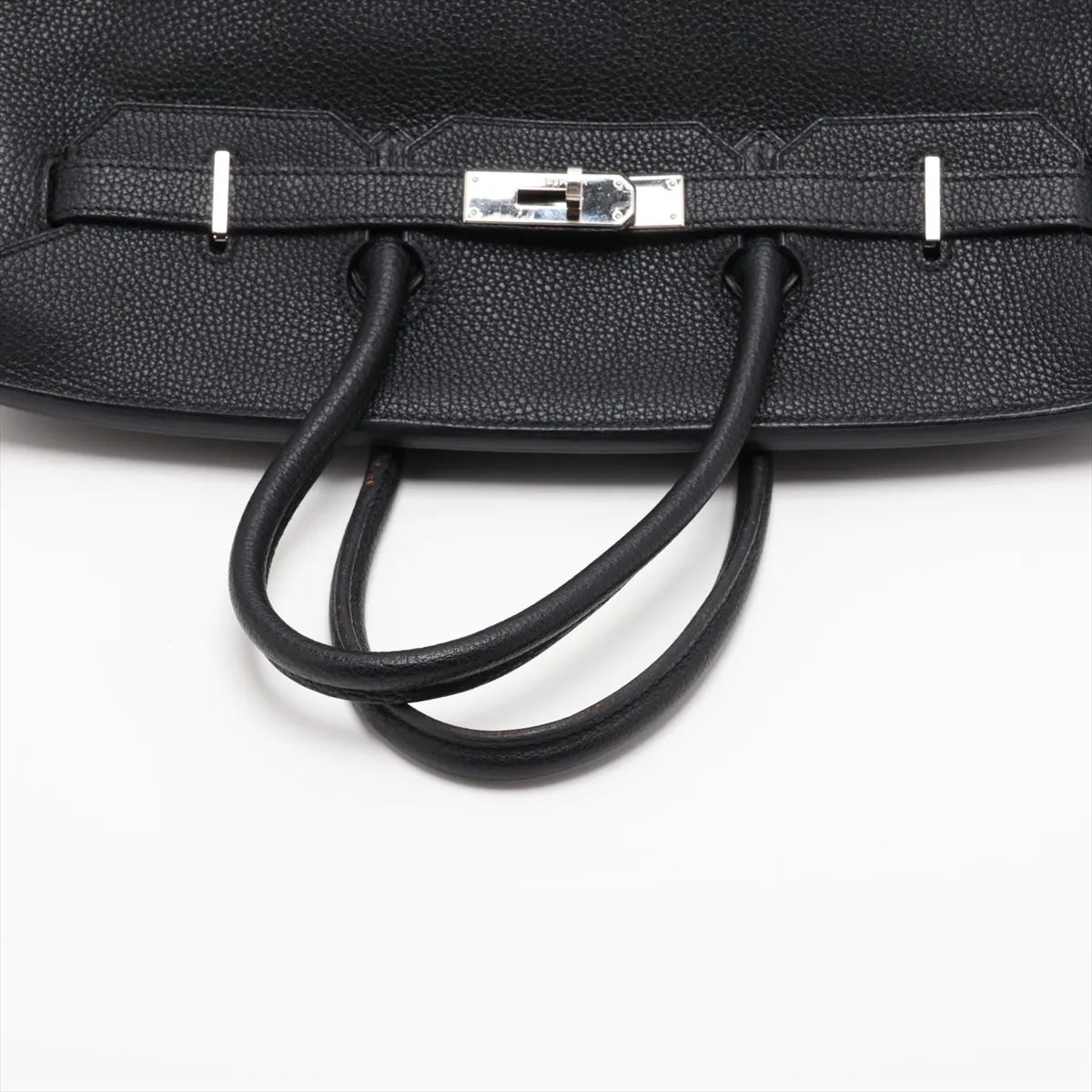 [Individually packaged] Hermes Birkin 35 Letournée Togo Black Silver Hardware N: 2010 No pull tab — view 5
