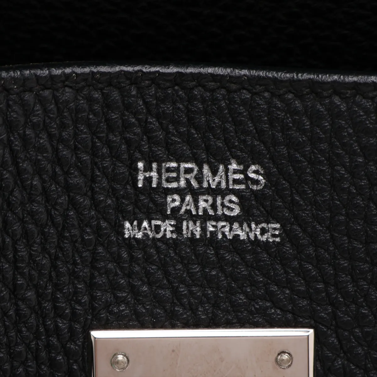 [Individually packaged] Hermes Birkin 35 Letournée Togo Black Silver Hardware N: 2010 No pull tab — view 10
