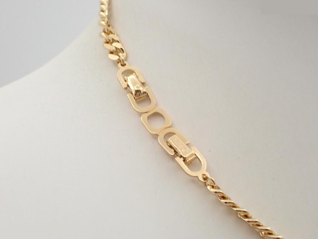 Gold necklace, chain approximately 40cm — view 2