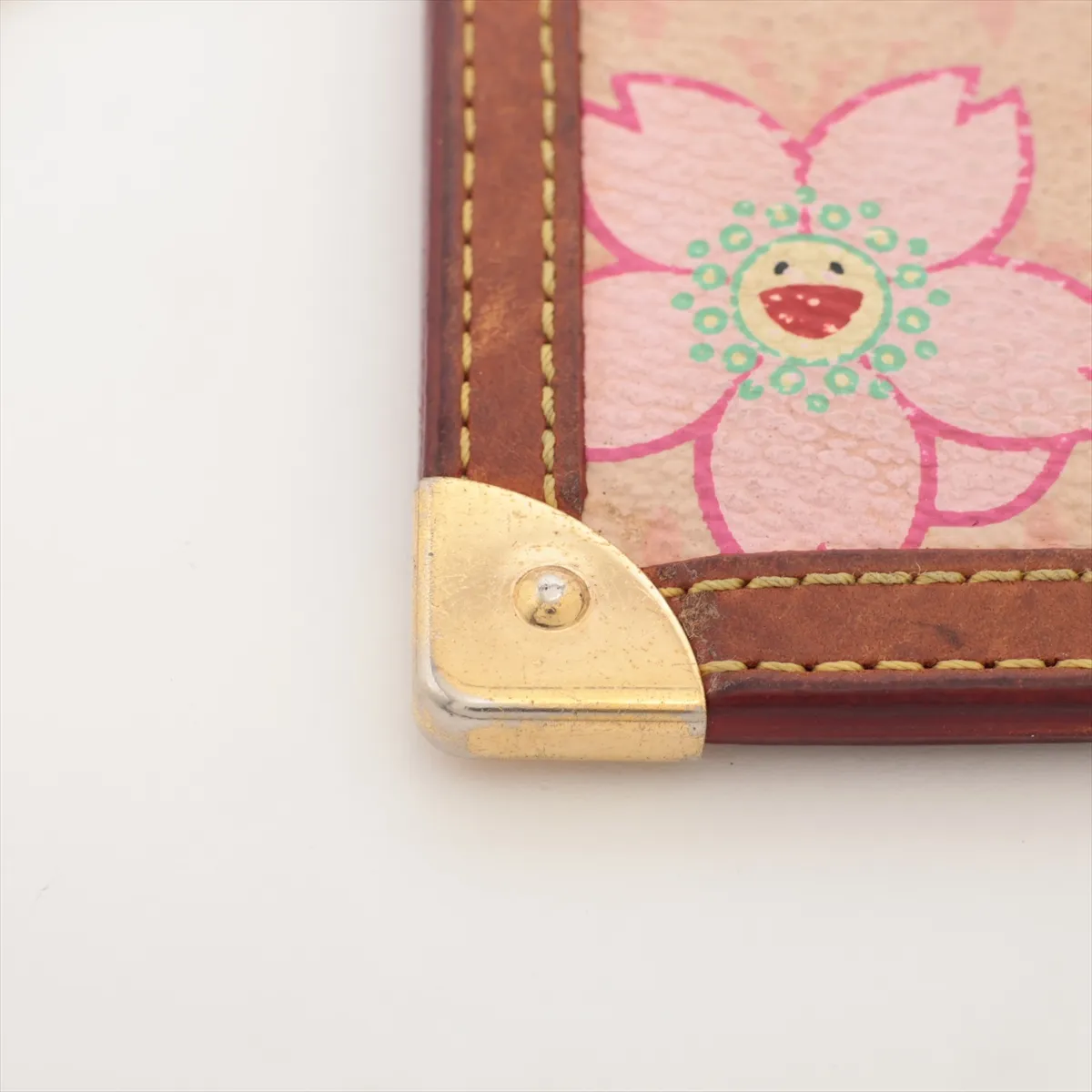 Monogram Cherry Blossom Pochette Clé M92016 CA0033 Pink Coin Case — view 9