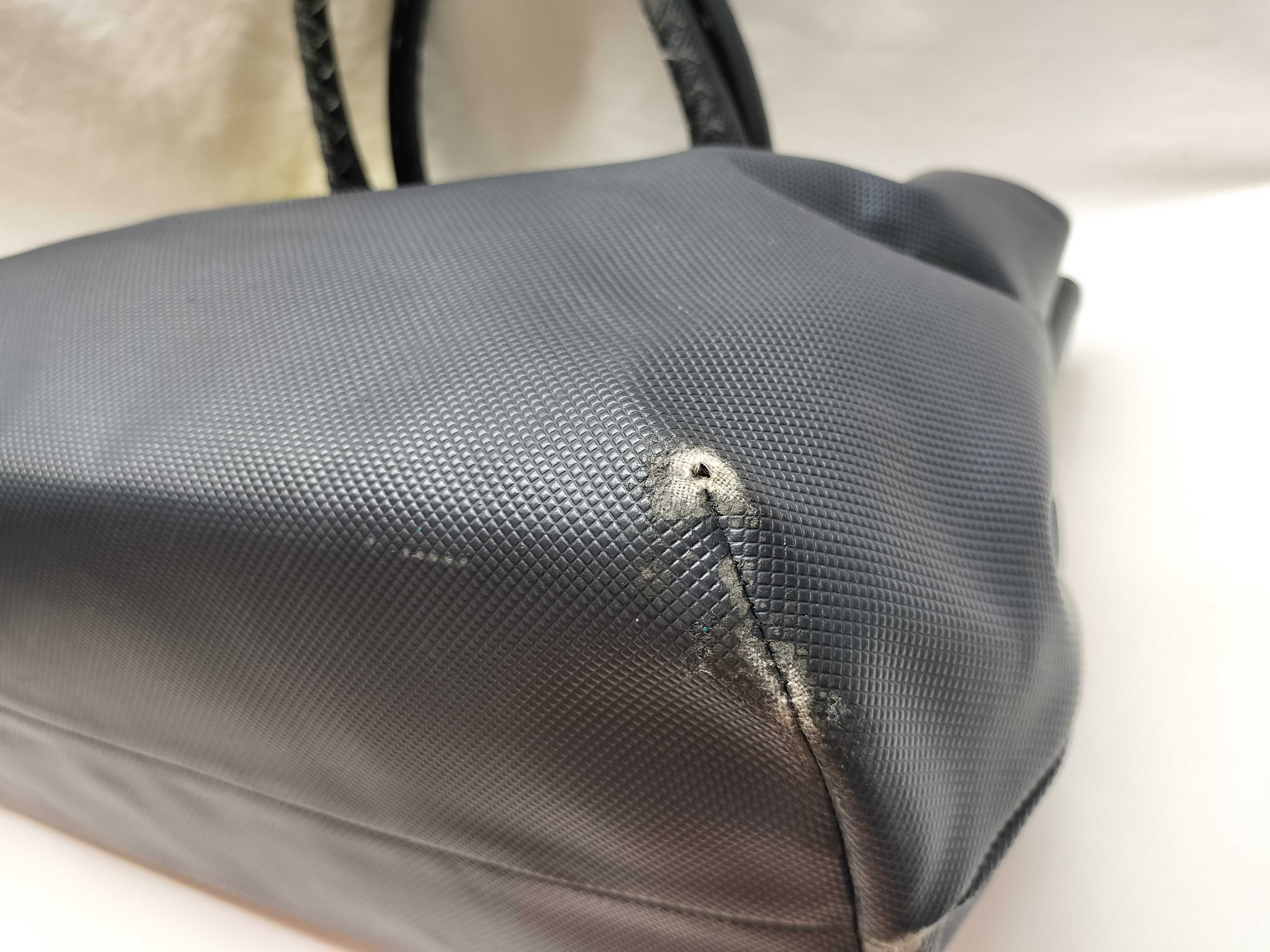 PVC x Leather Shoulder Bag — view 4