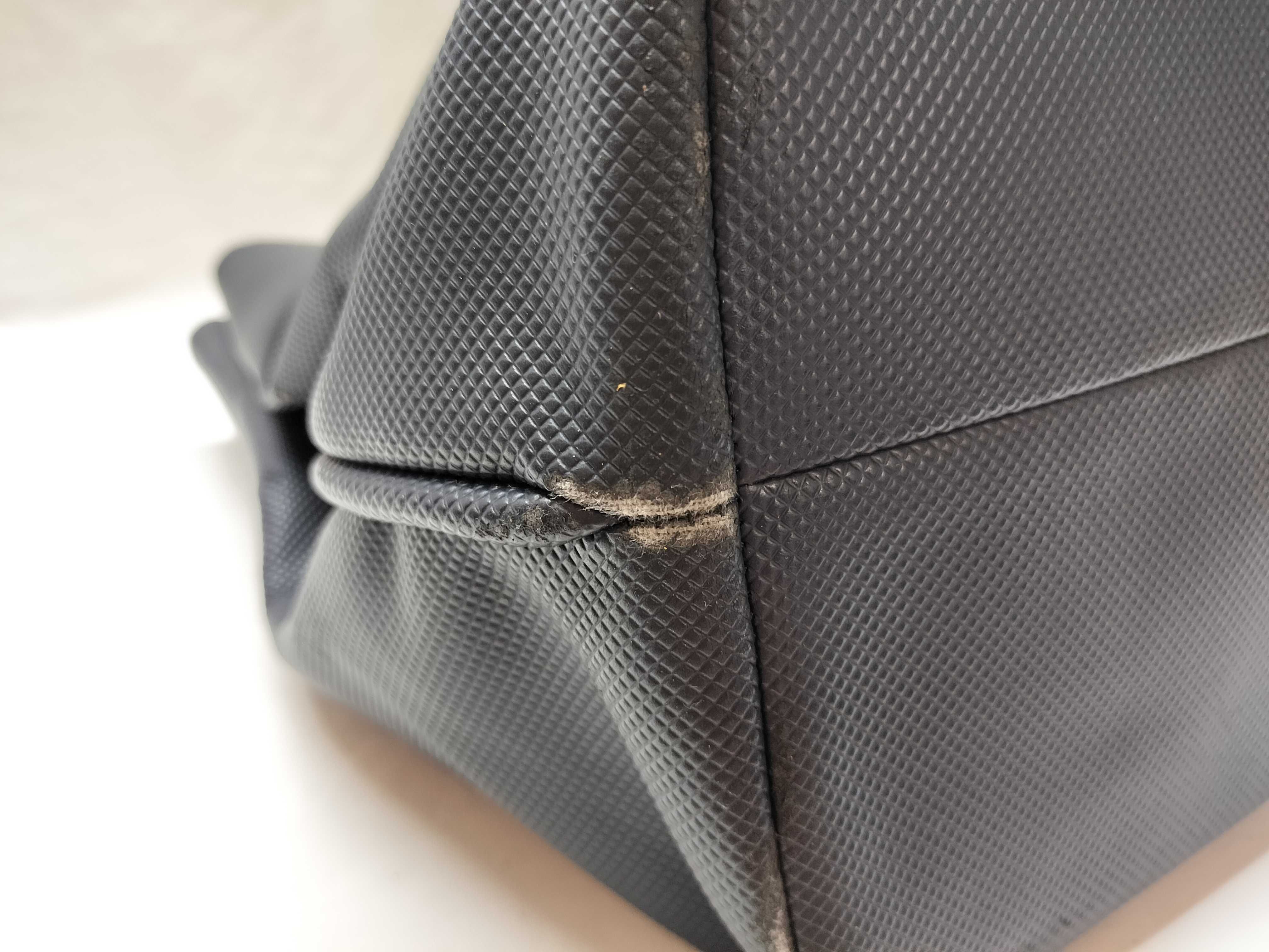 PVC x Leather Shoulder Bag — view 6
