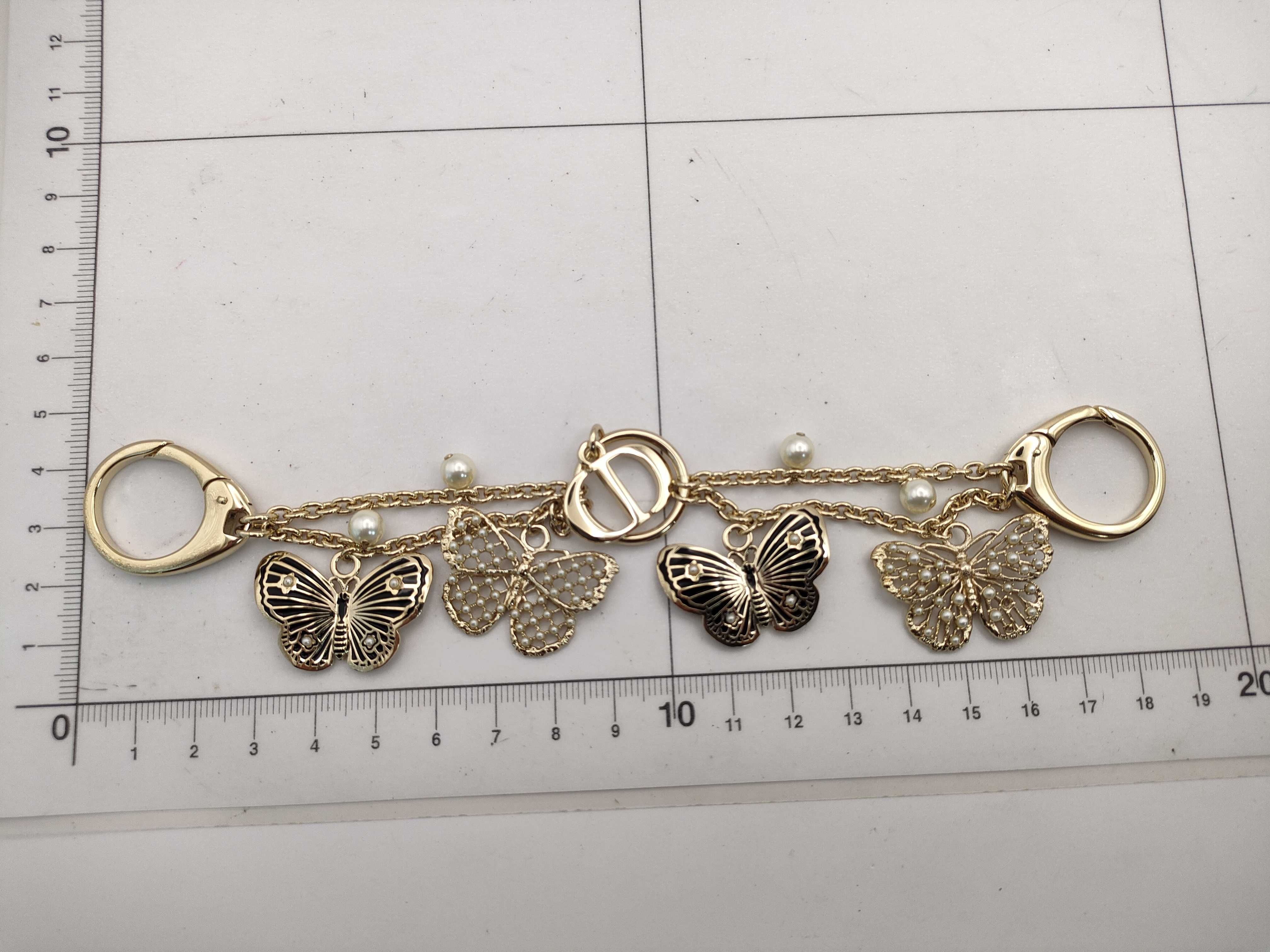 Butterfly Resin Pearl Charm — view 11