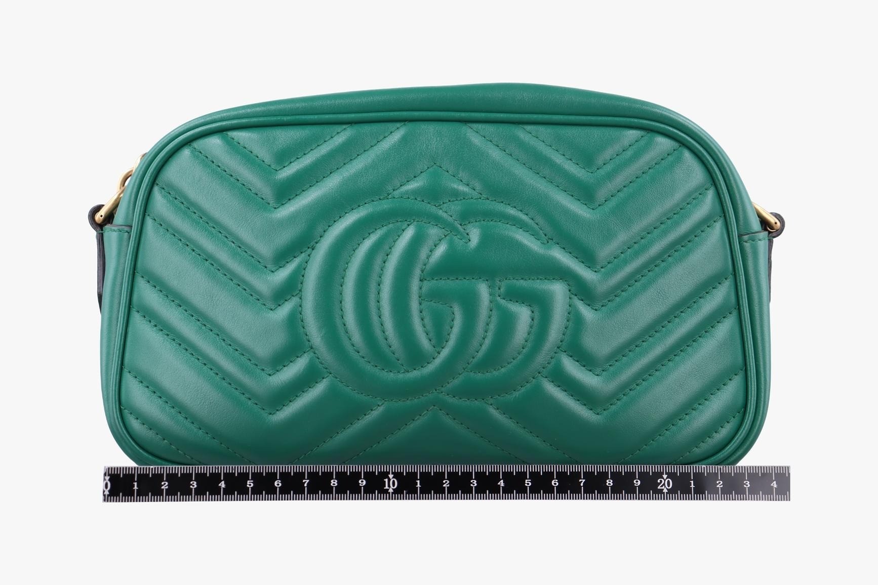 GG Marmont Leather Green — view 2