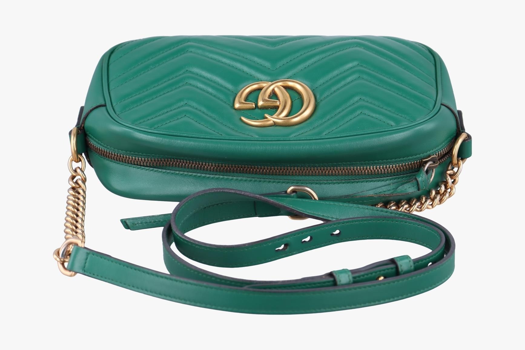 GG Marmont Leather Green — view 5