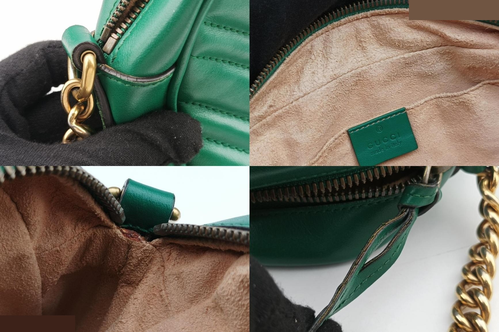 GG Marmont Leather Green — view 9