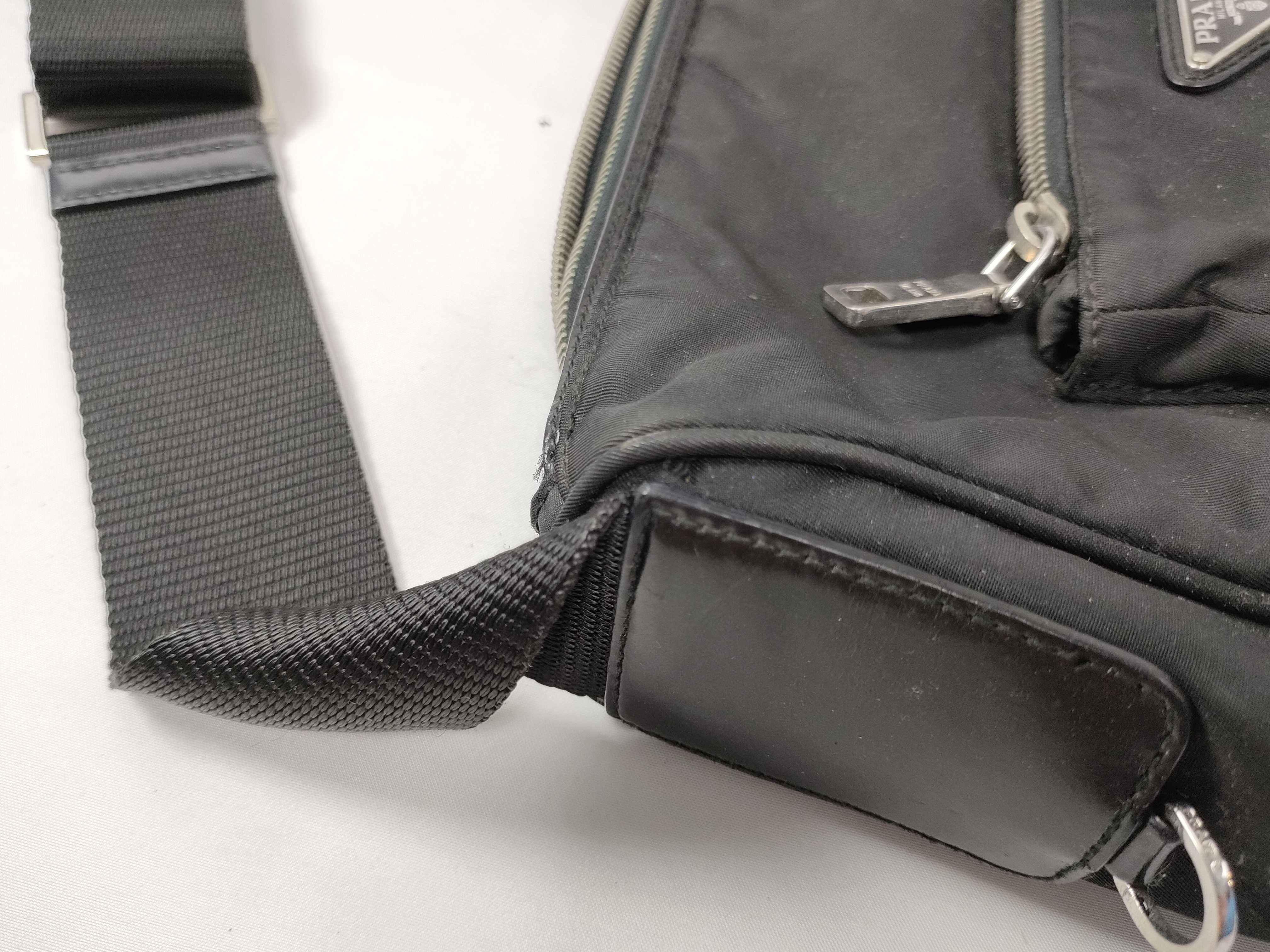 Nylon Shoulder Bag, Black, 164 (Shoulder Bag) — view 6