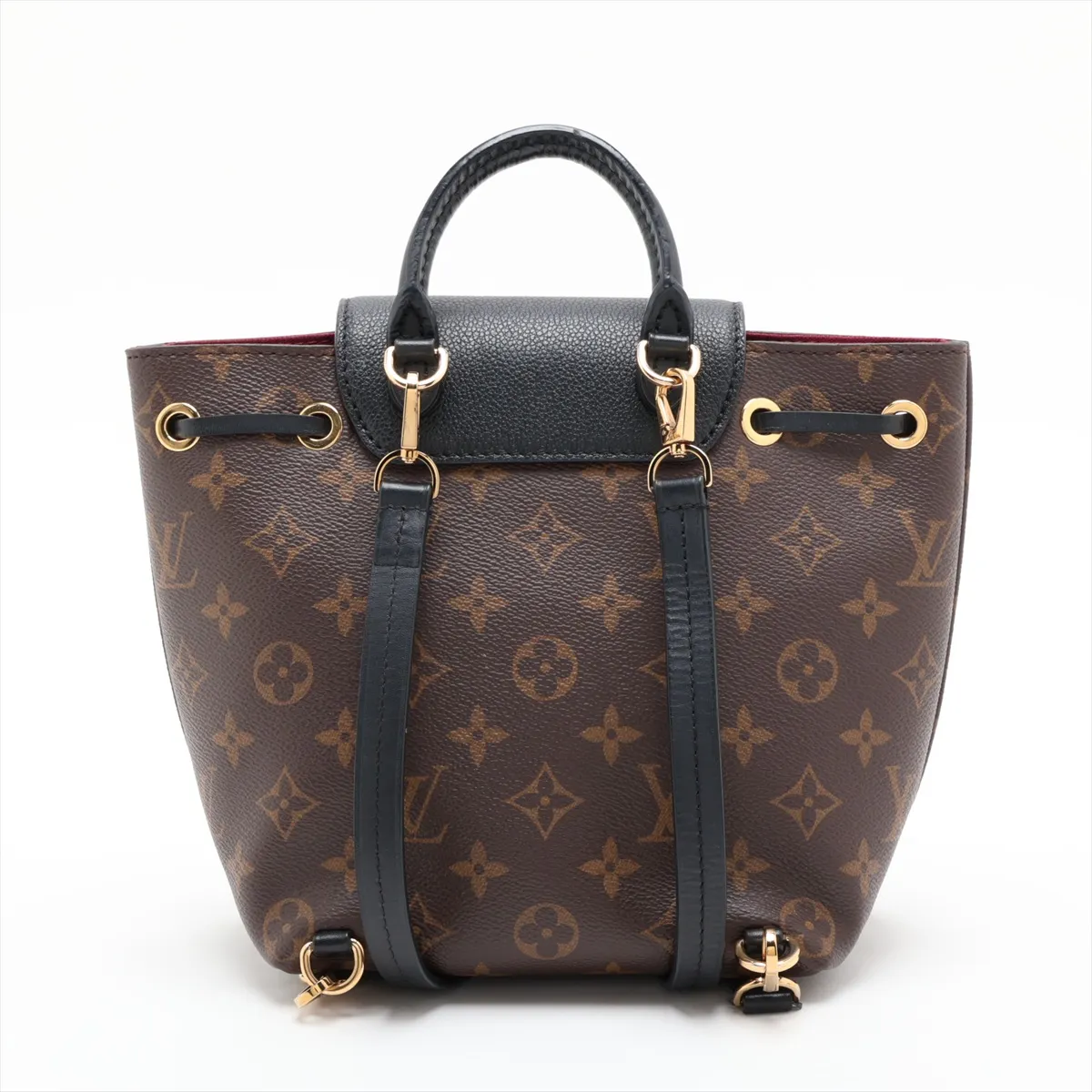 Monogram x Leather Montsouris NMBB M45516 CA3260 Brown x Black — view 2