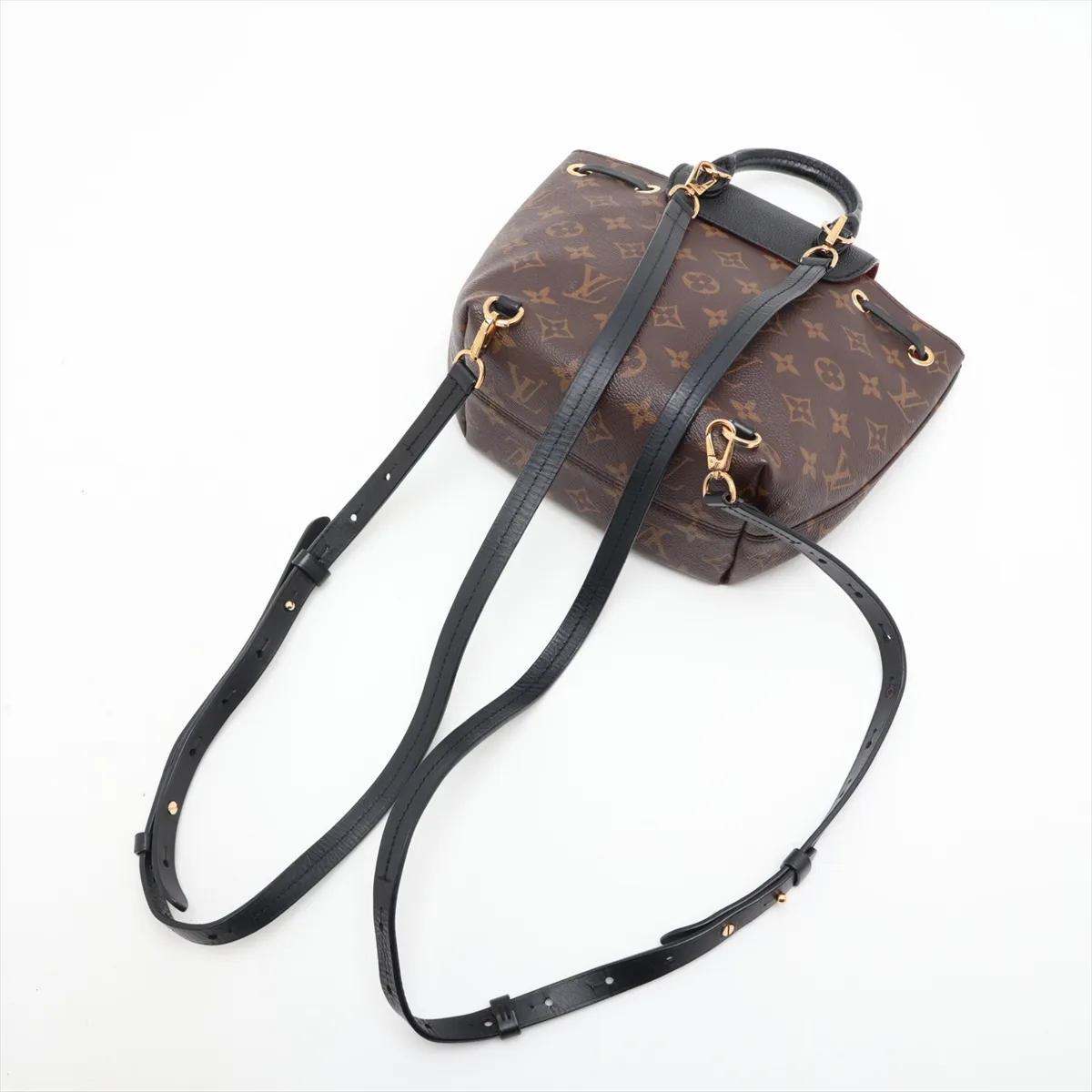 Monogram x Leather Montsouris NMBB M45516 CA3260 Brown x Black — view 5