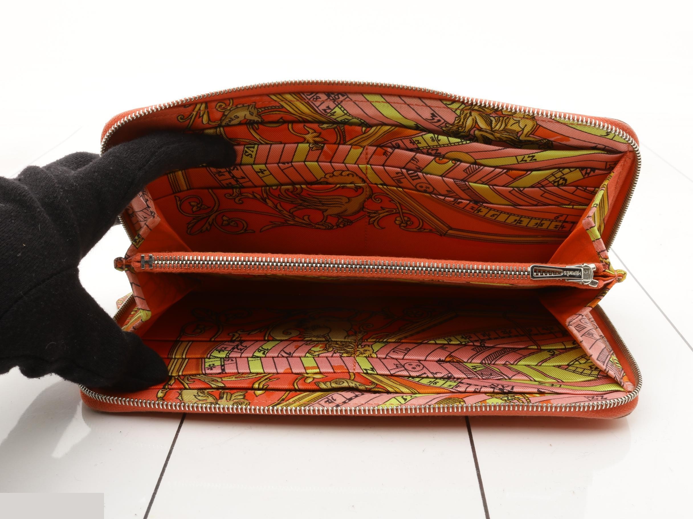Azap HERMES wallet Q stamp — view 4