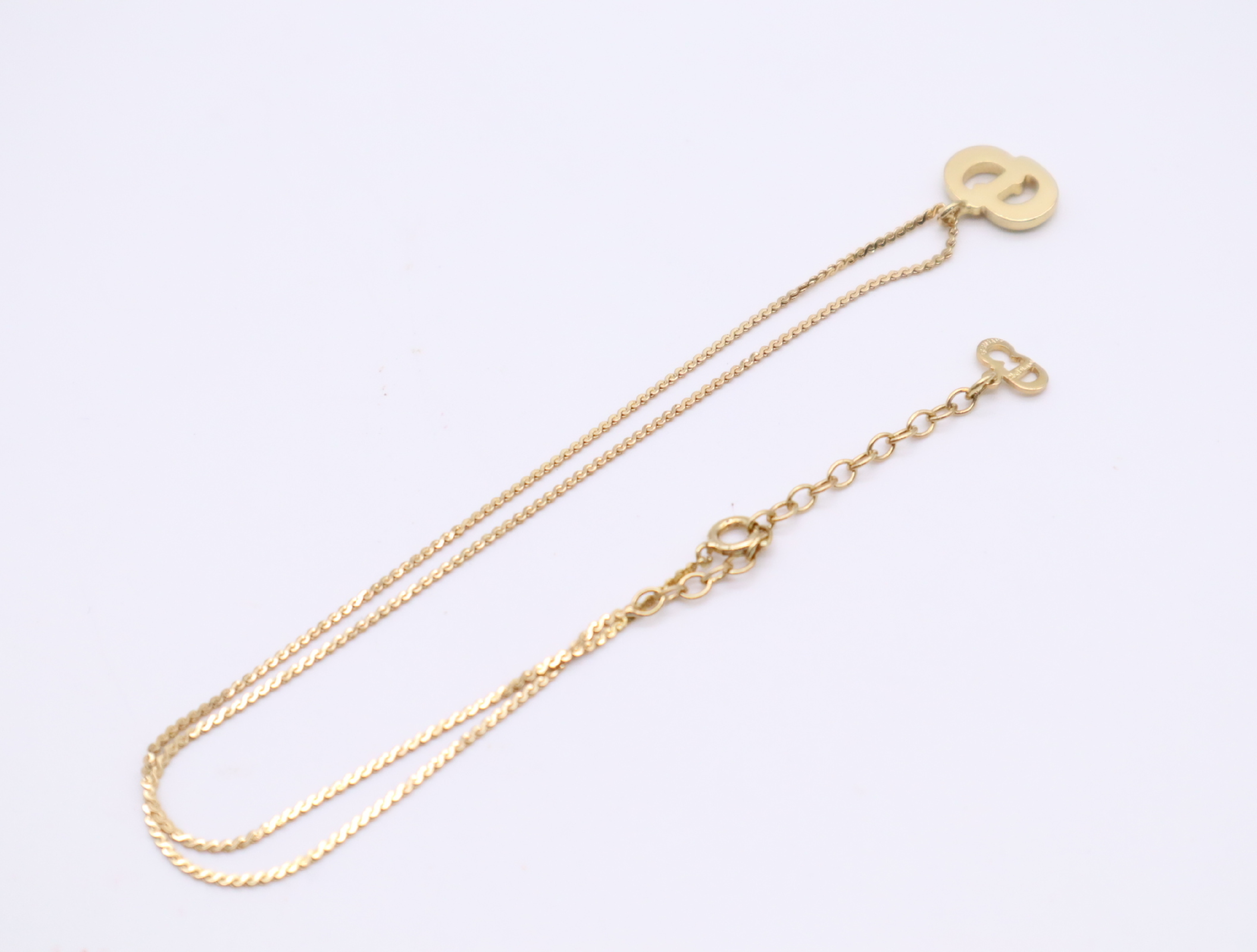 GPCD logo rhinestone necklace, with box. — view 2