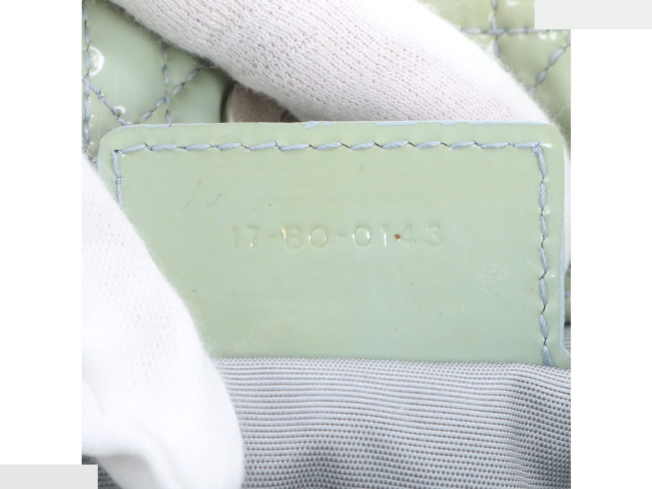 Cannage Leather Soft Shopping Tote Bag — view 10