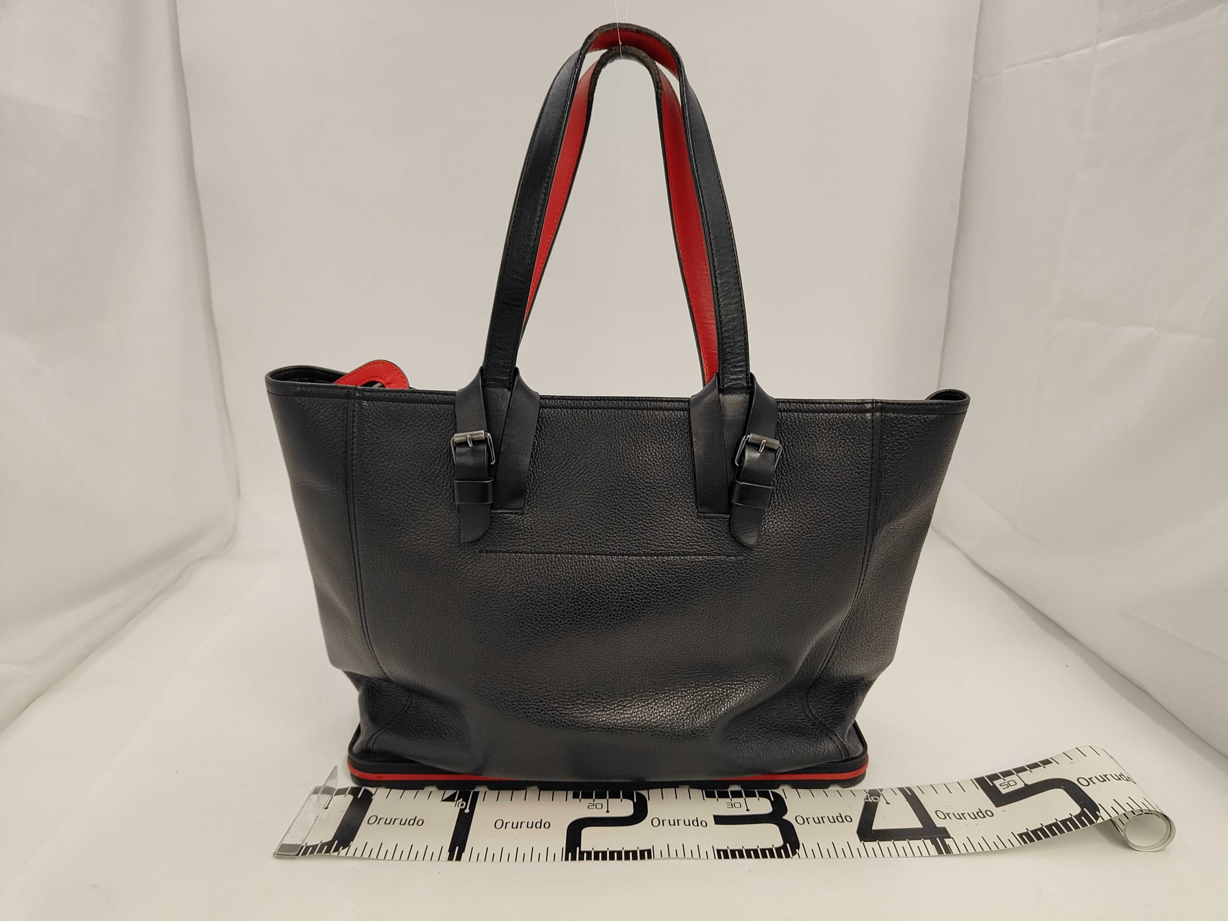 3185022 Biker Tote Bag, Leather & Rubber, Red & Black Tote Bag — view 2