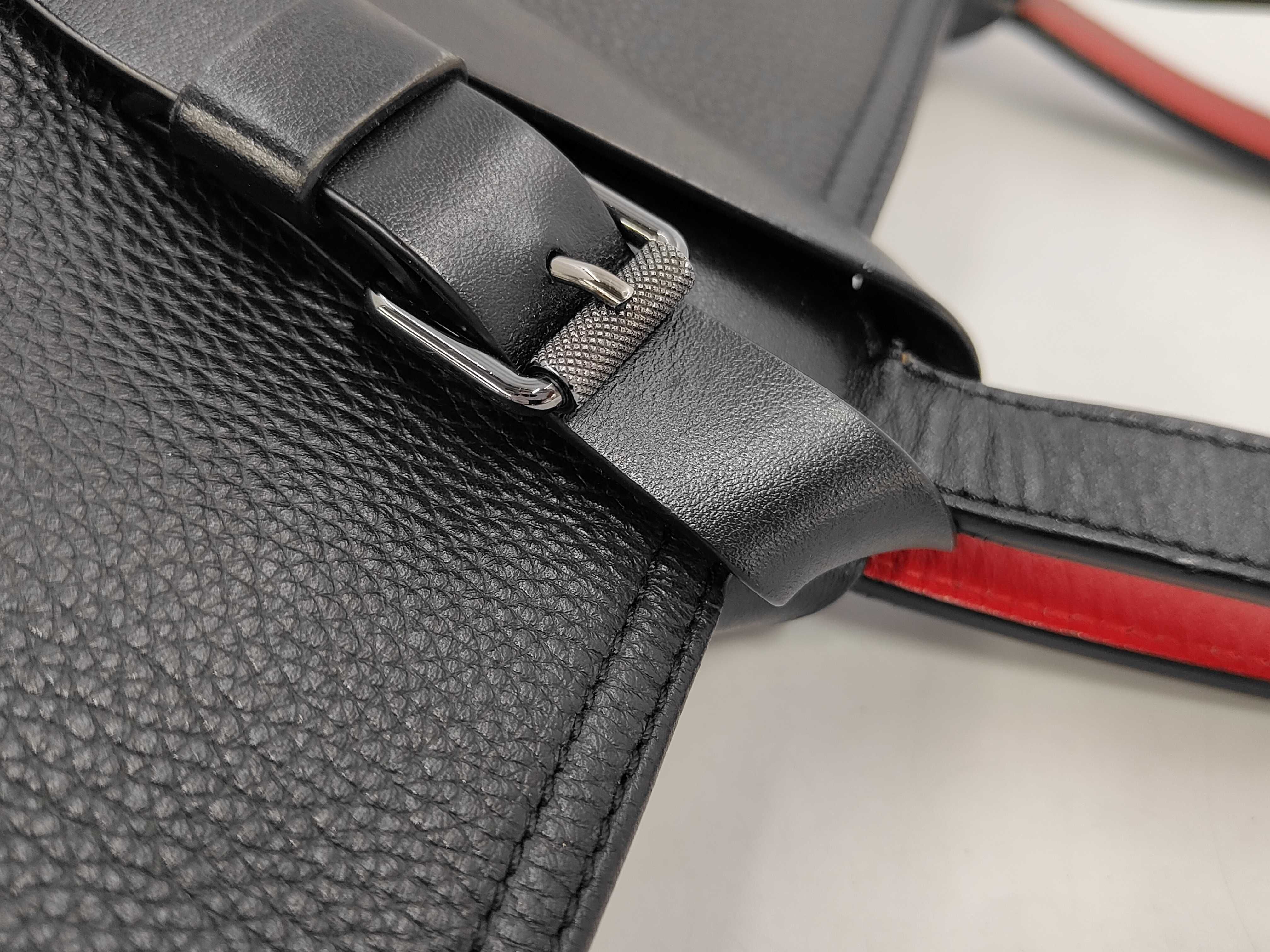 3185022 Biker Tote Bag, Leather & Rubber, Red & Black Tote Bag — view 5