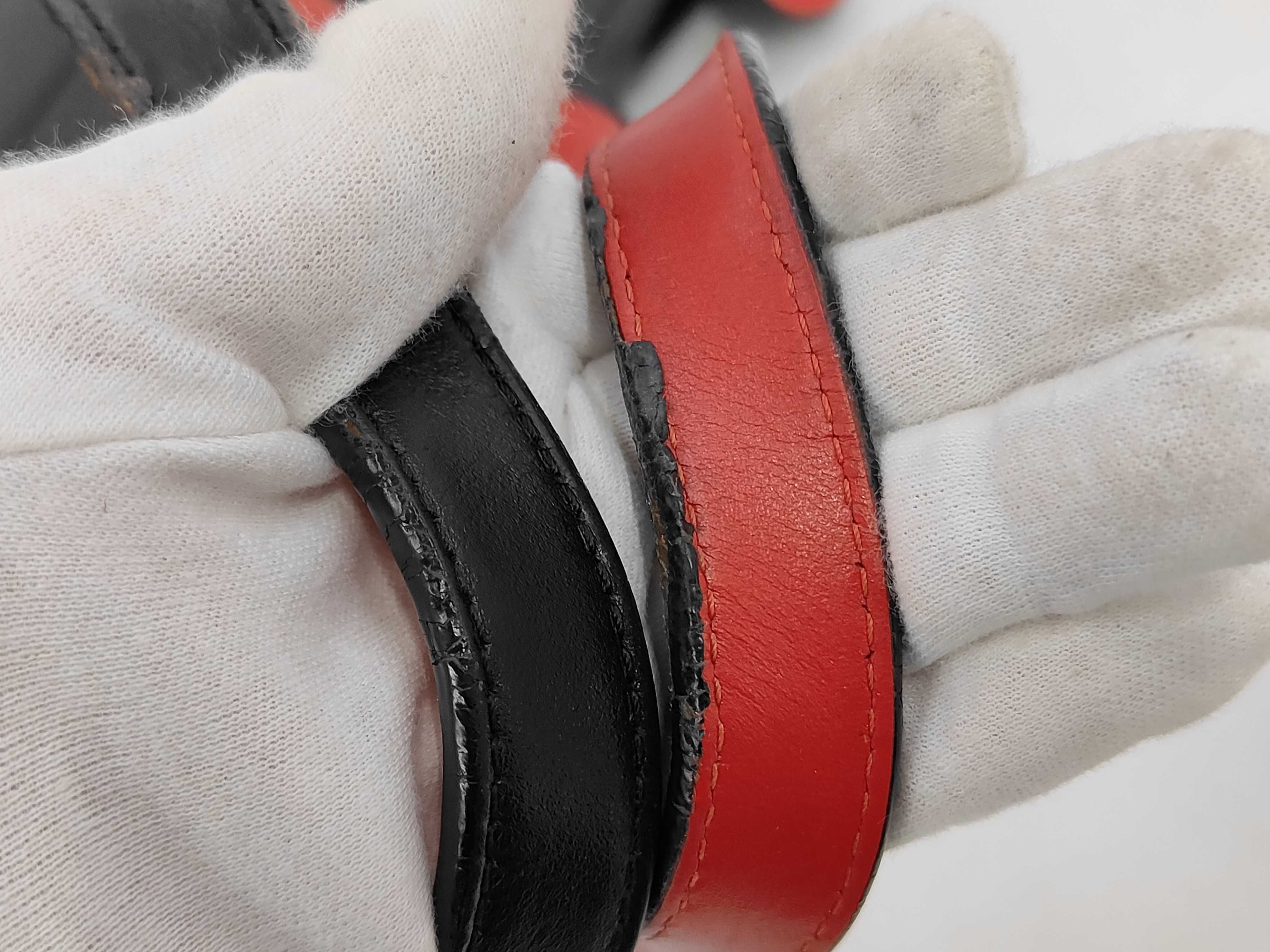 3185022 Biker Tote Bag, Leather & Rubber, Red & Black Tote Bag — view 7