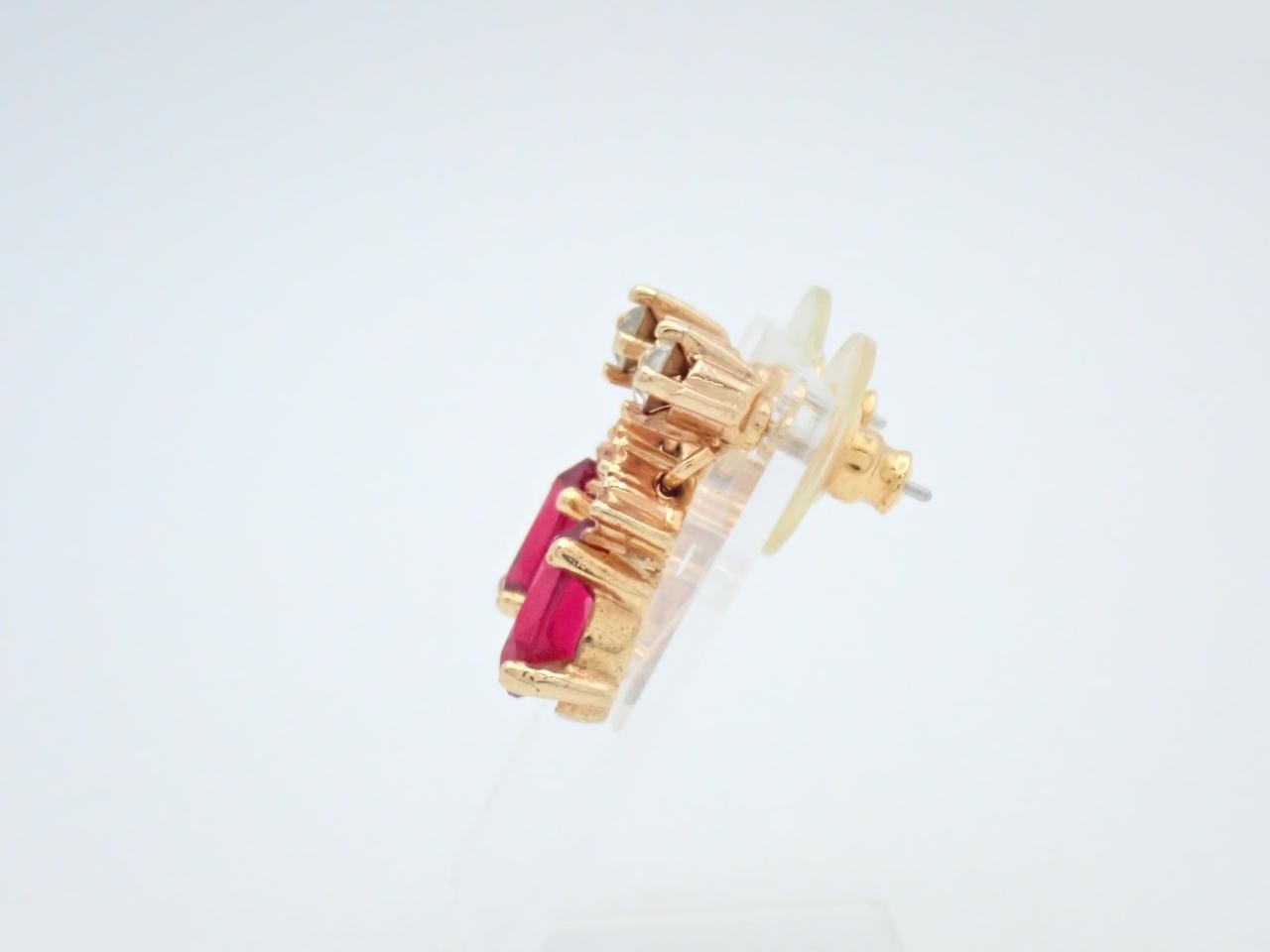 rhinestone earrings — view 3