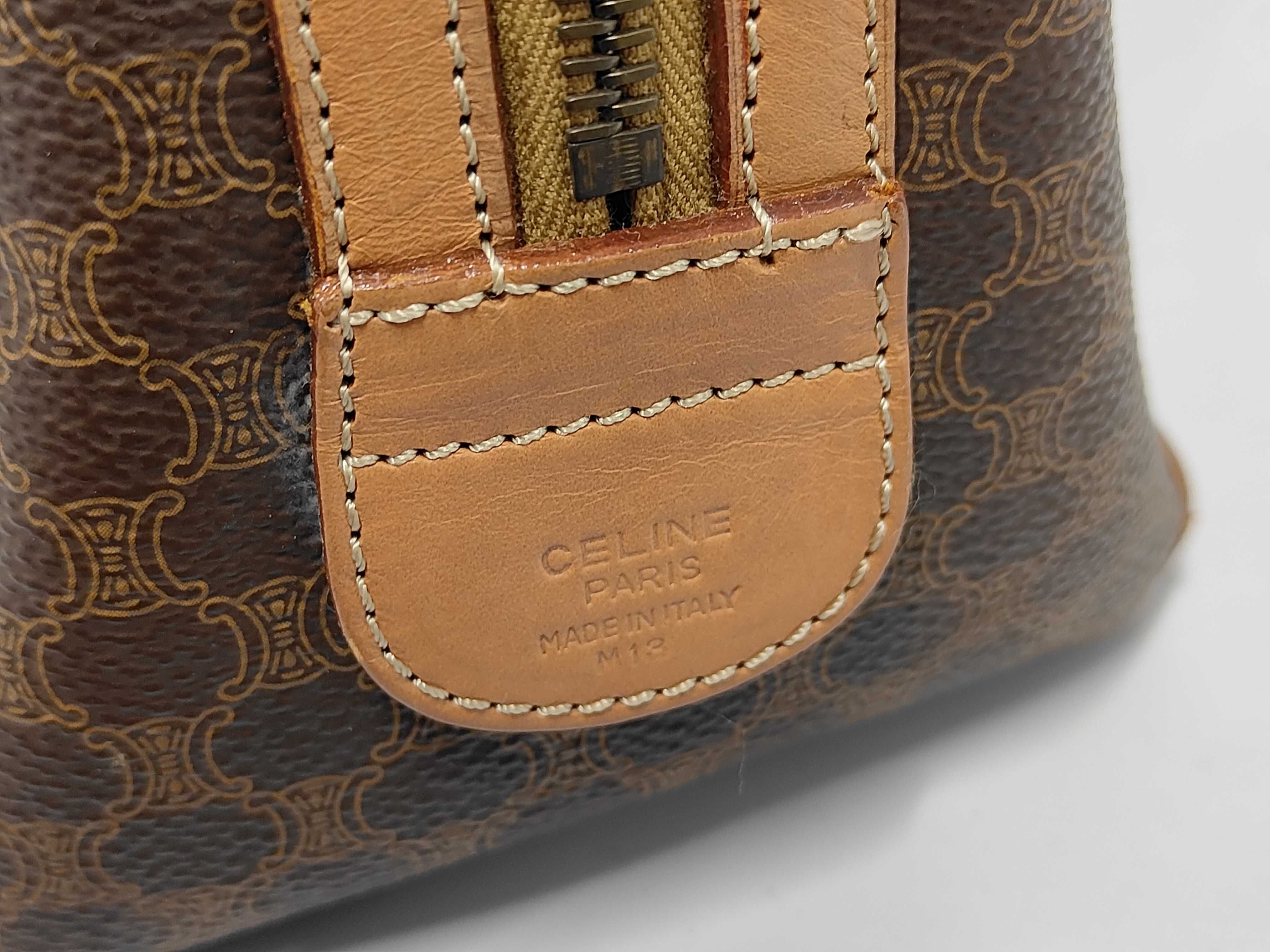 Macadam Boston Mini Bag, Brown Boston Bag — view 12
