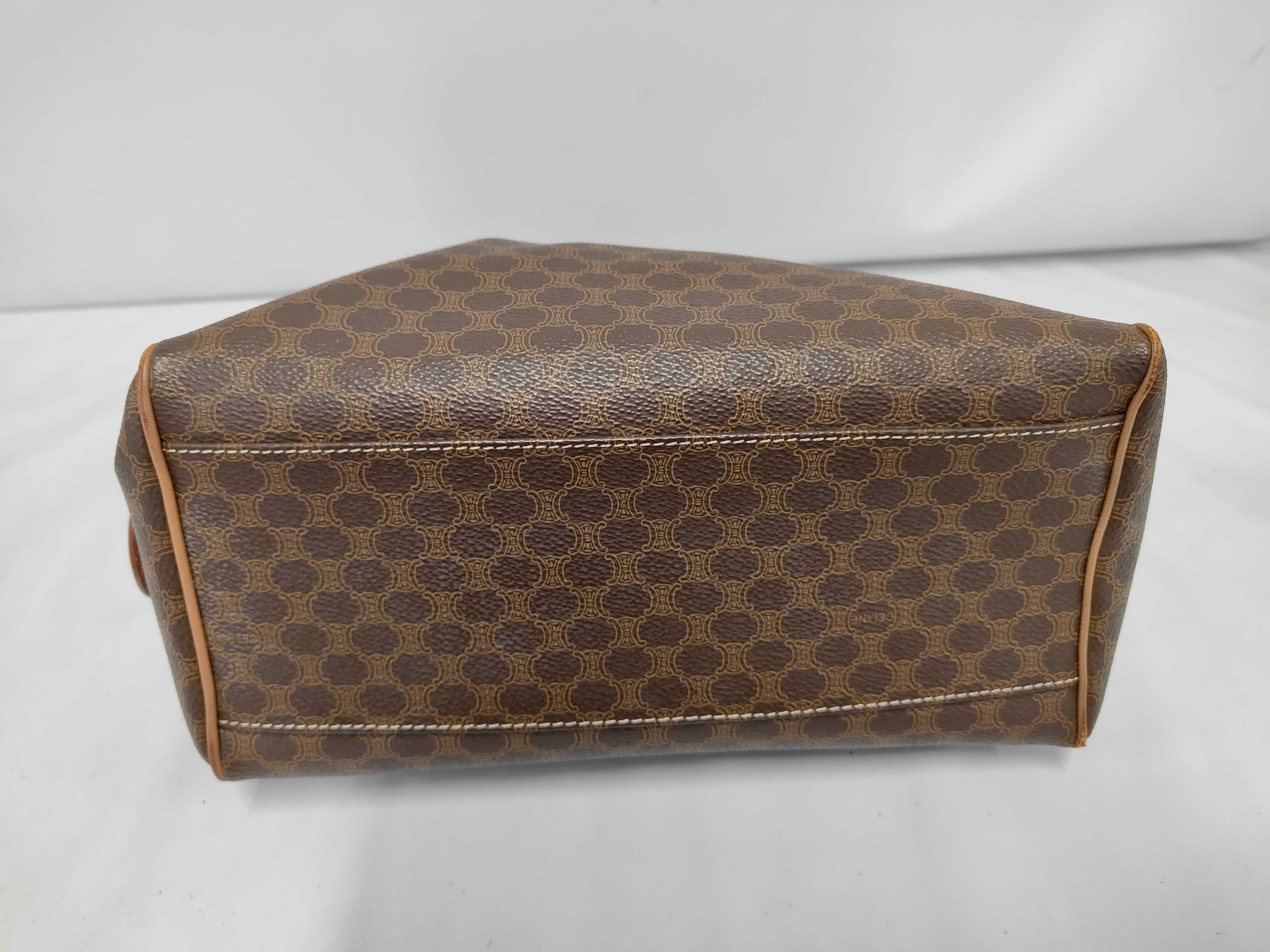 Macadam Boston Mini Bag, Brown Boston Bag — view 3