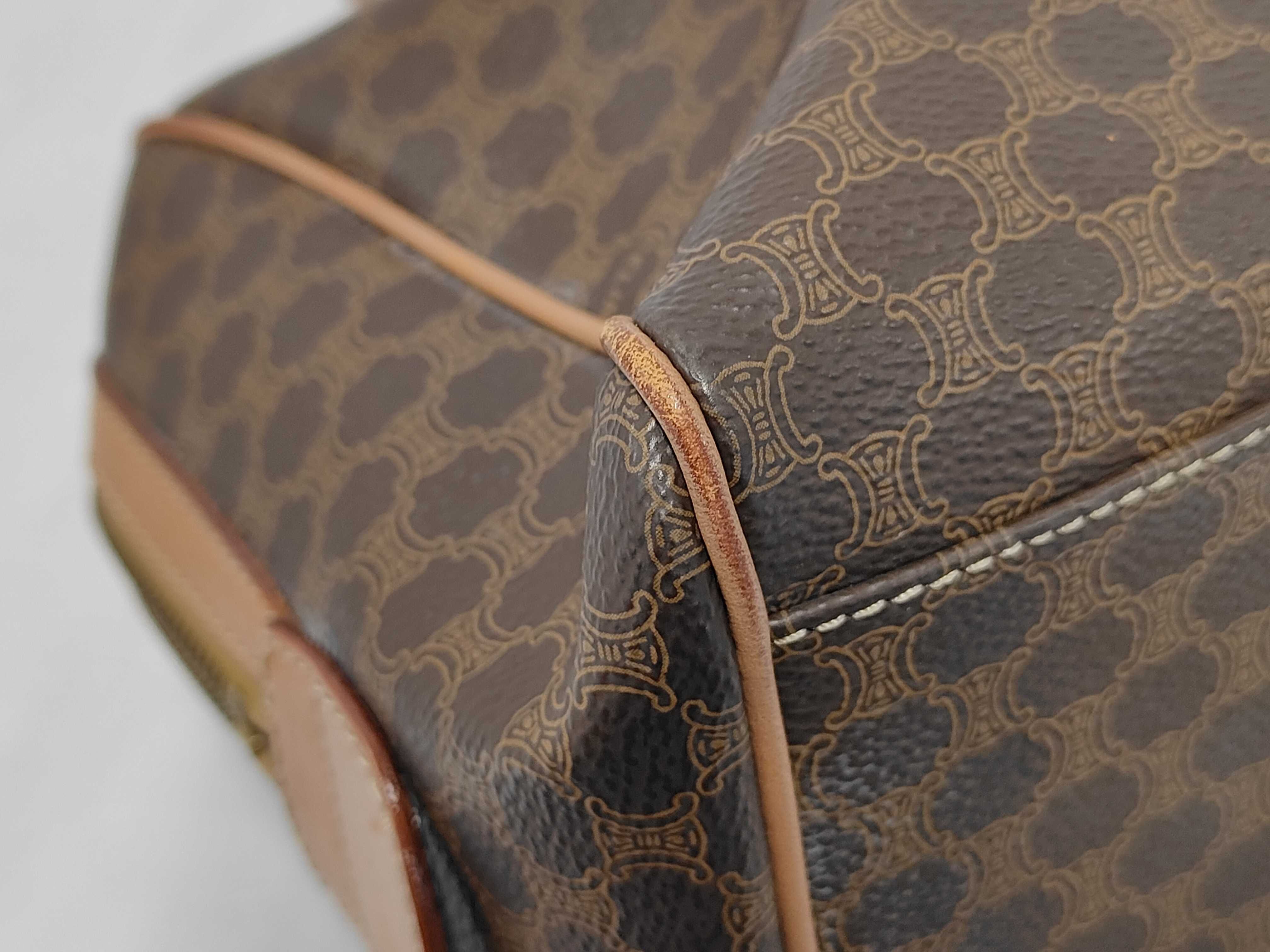 Macadam Boston Mini Bag, Brown Boston Bag — view 4