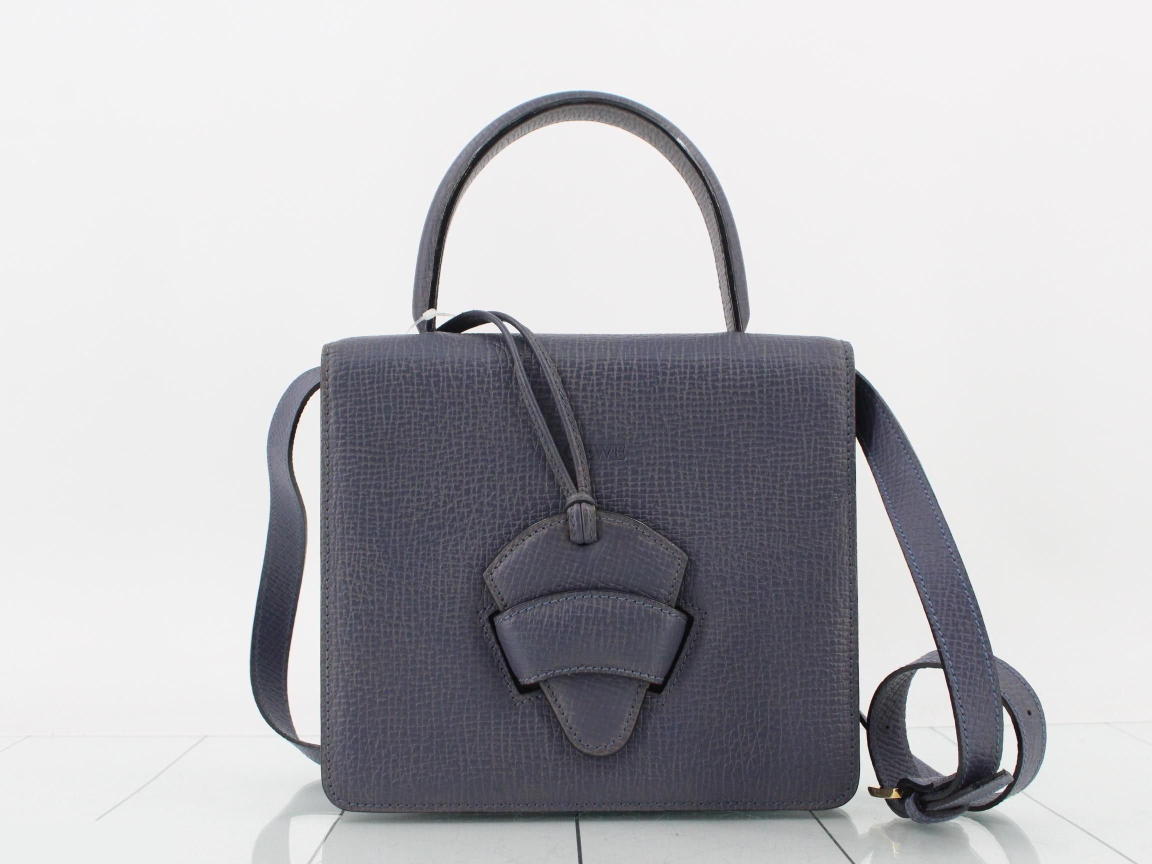 Leather 2-Way Handbag