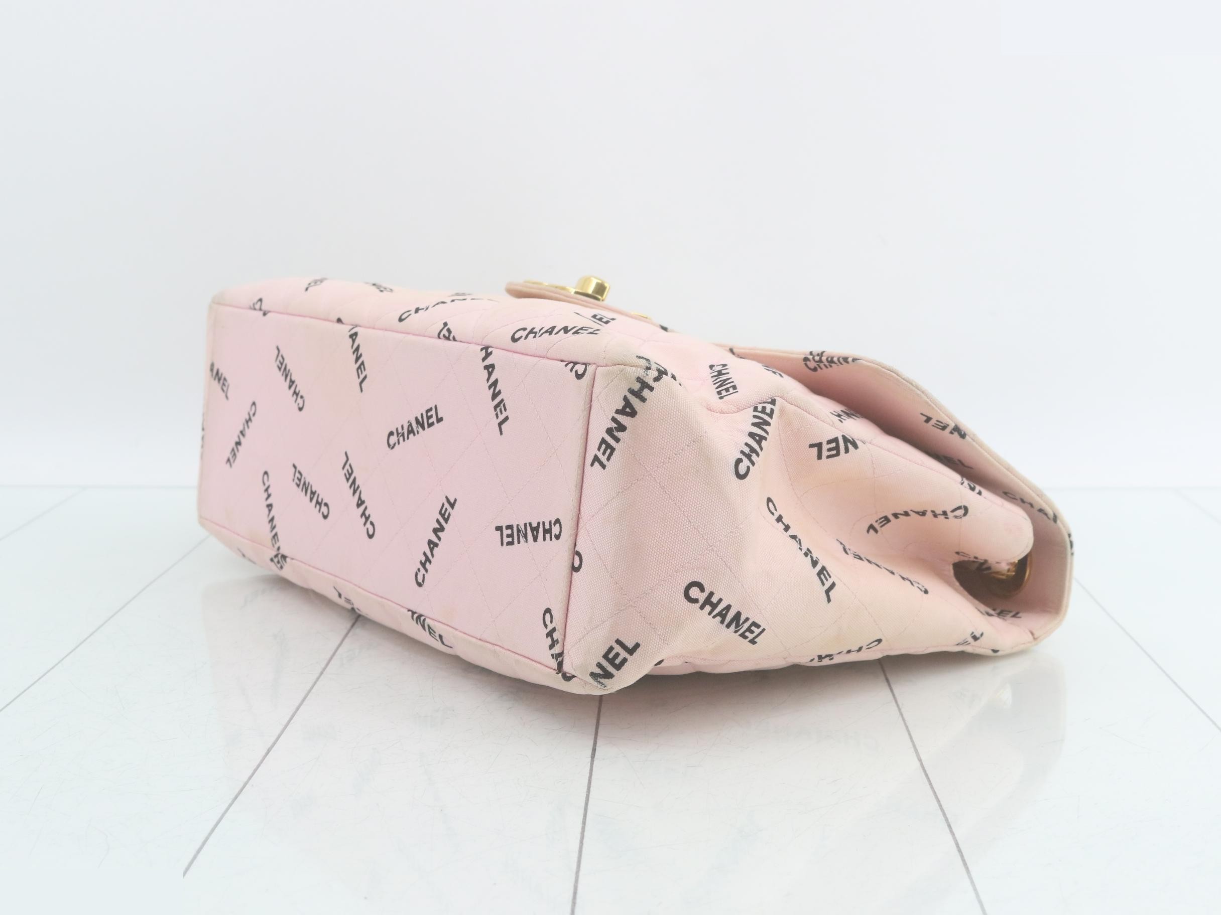 Decamato Canvas Chain Shoulder Bag with Sticker Card — view 6