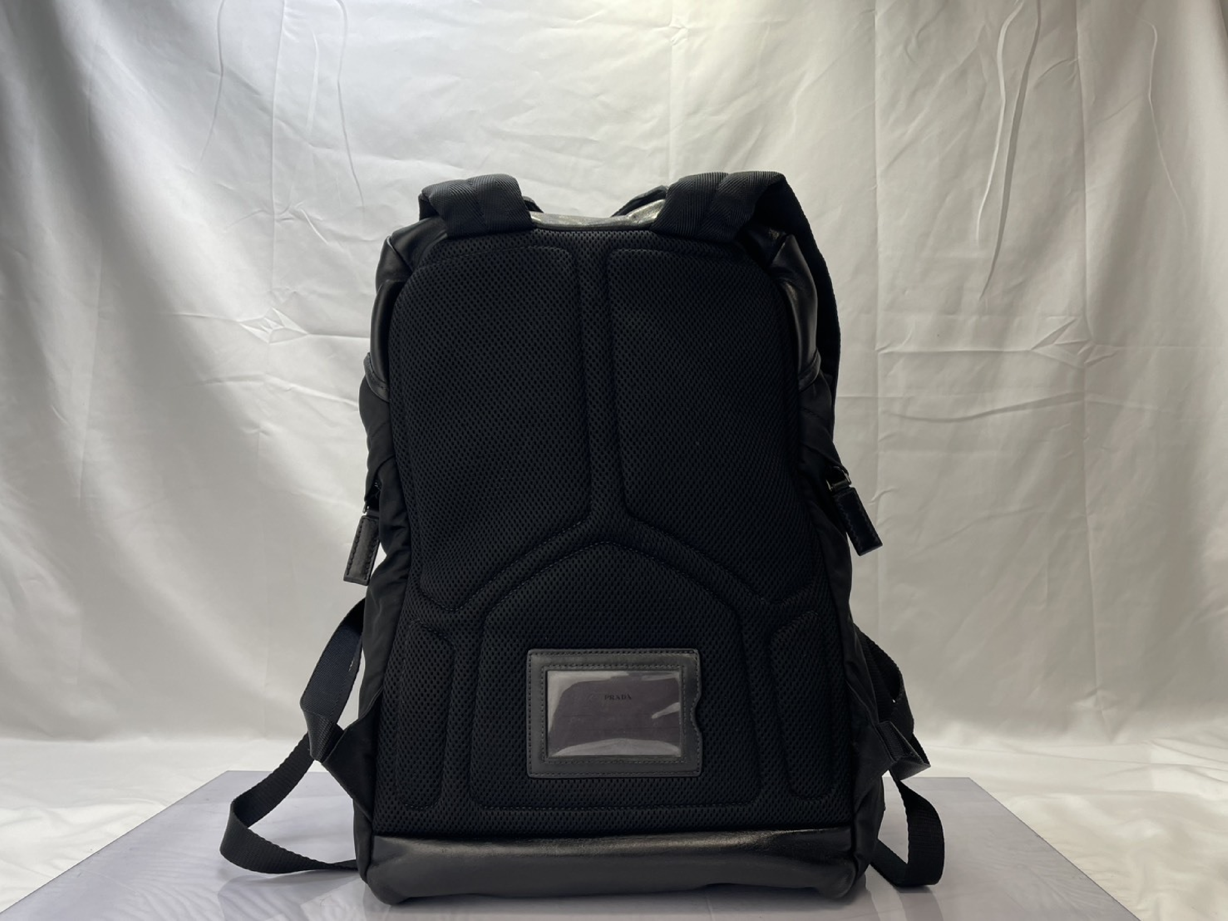 Backpack, Prada Rucksack 2VZ135, Calf Leather, Black. — view 3