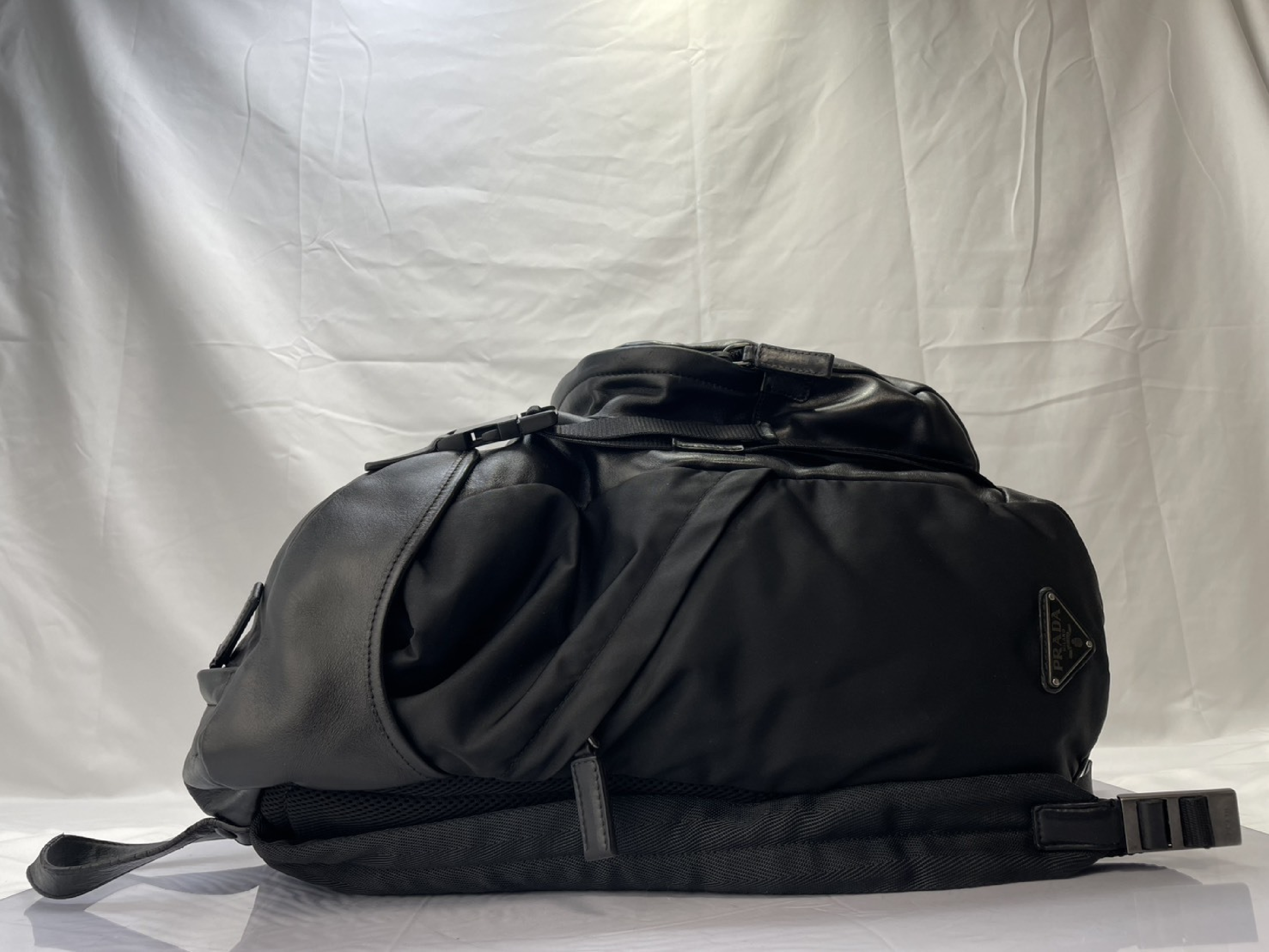 Backpack, Prada Rucksack 2VZ135, Calf Leather, Black. — view 4