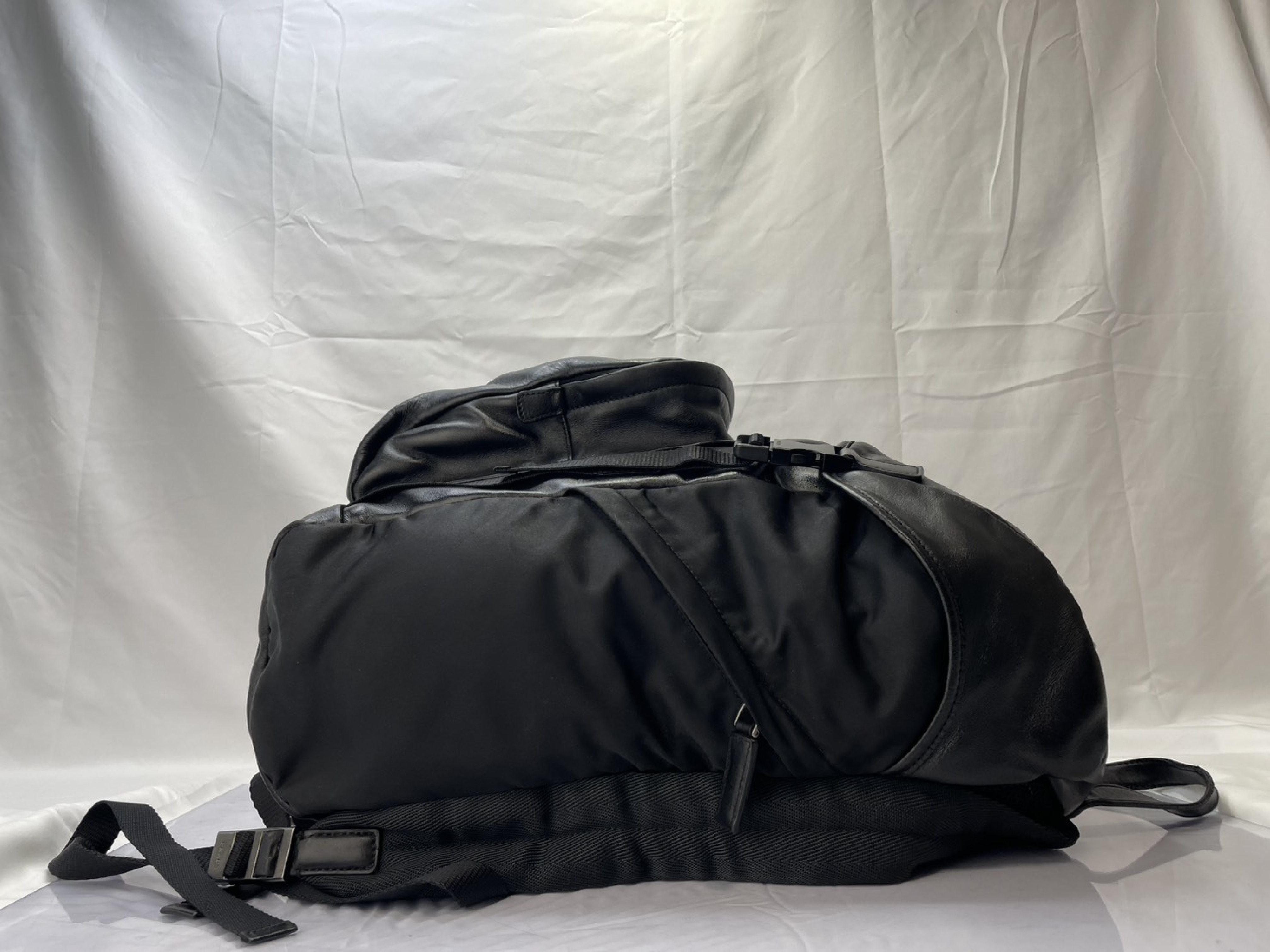 Backpack, Prada Rucksack 2VZ135, Calf Leather, Black. — view 5