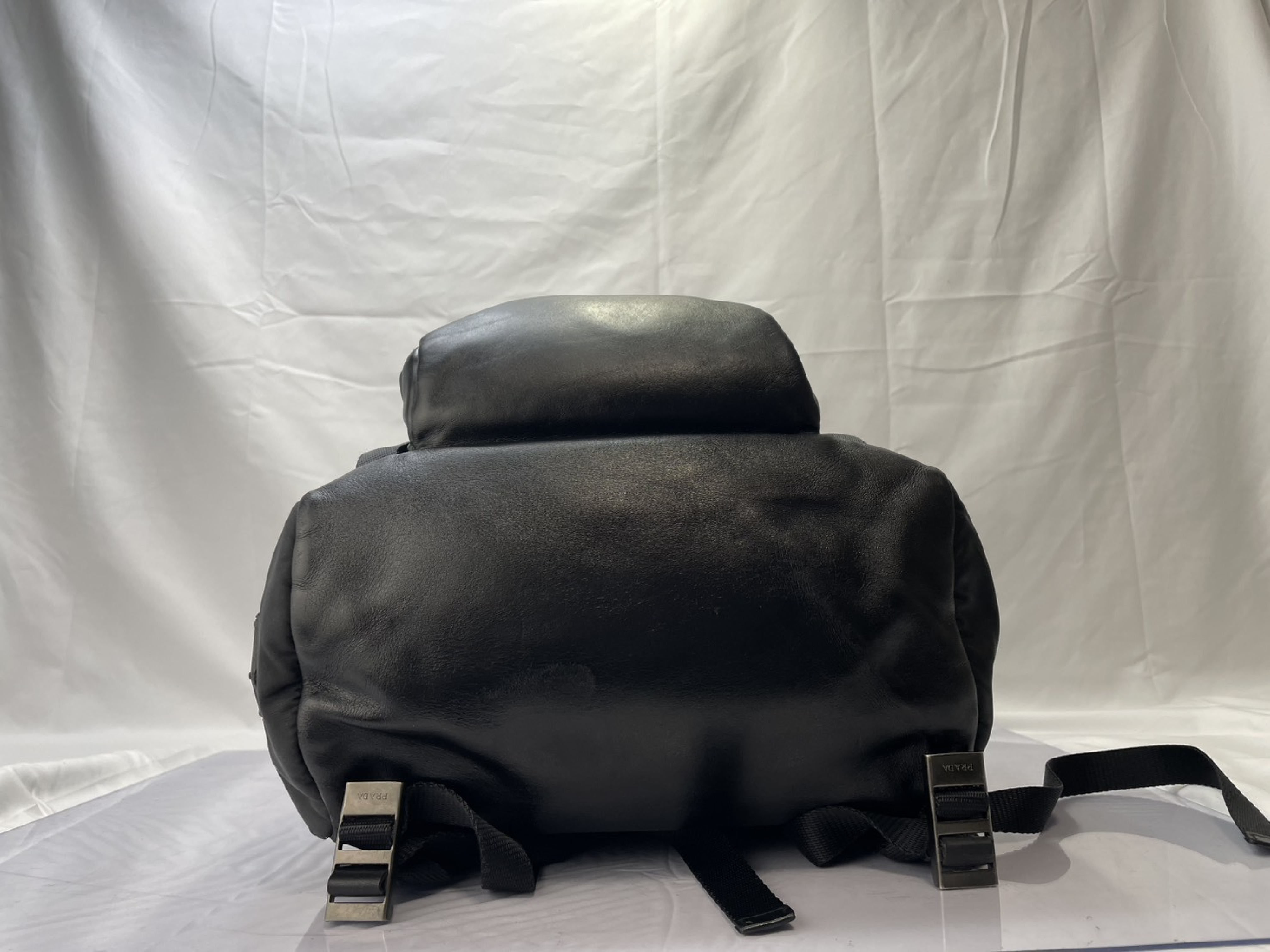 Backpack, Prada Rucksack 2VZ135, Calf Leather, Black. — view 6