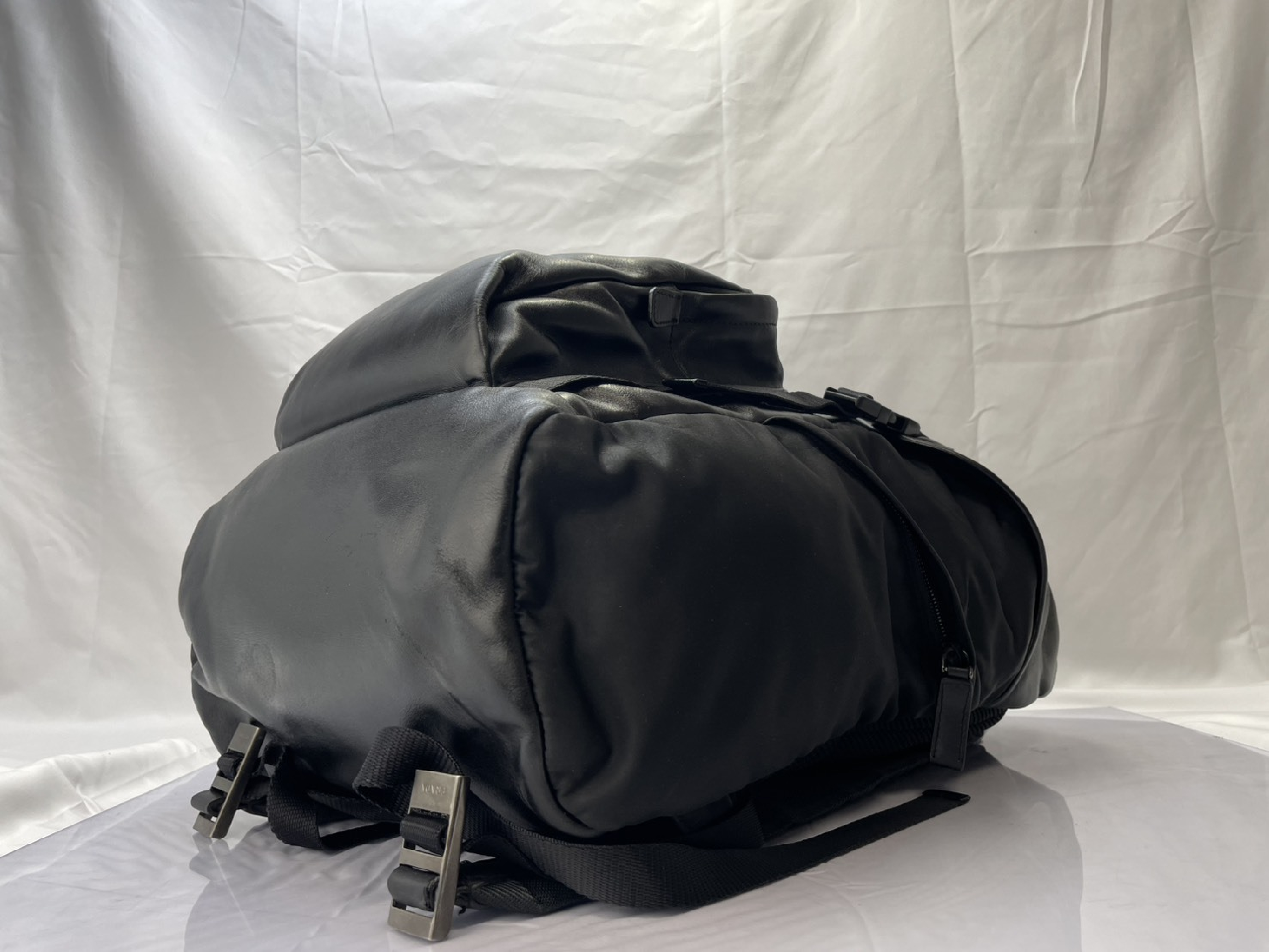Backpack, Prada Rucksack 2VZ135, Calf Leather, Black. — view 8