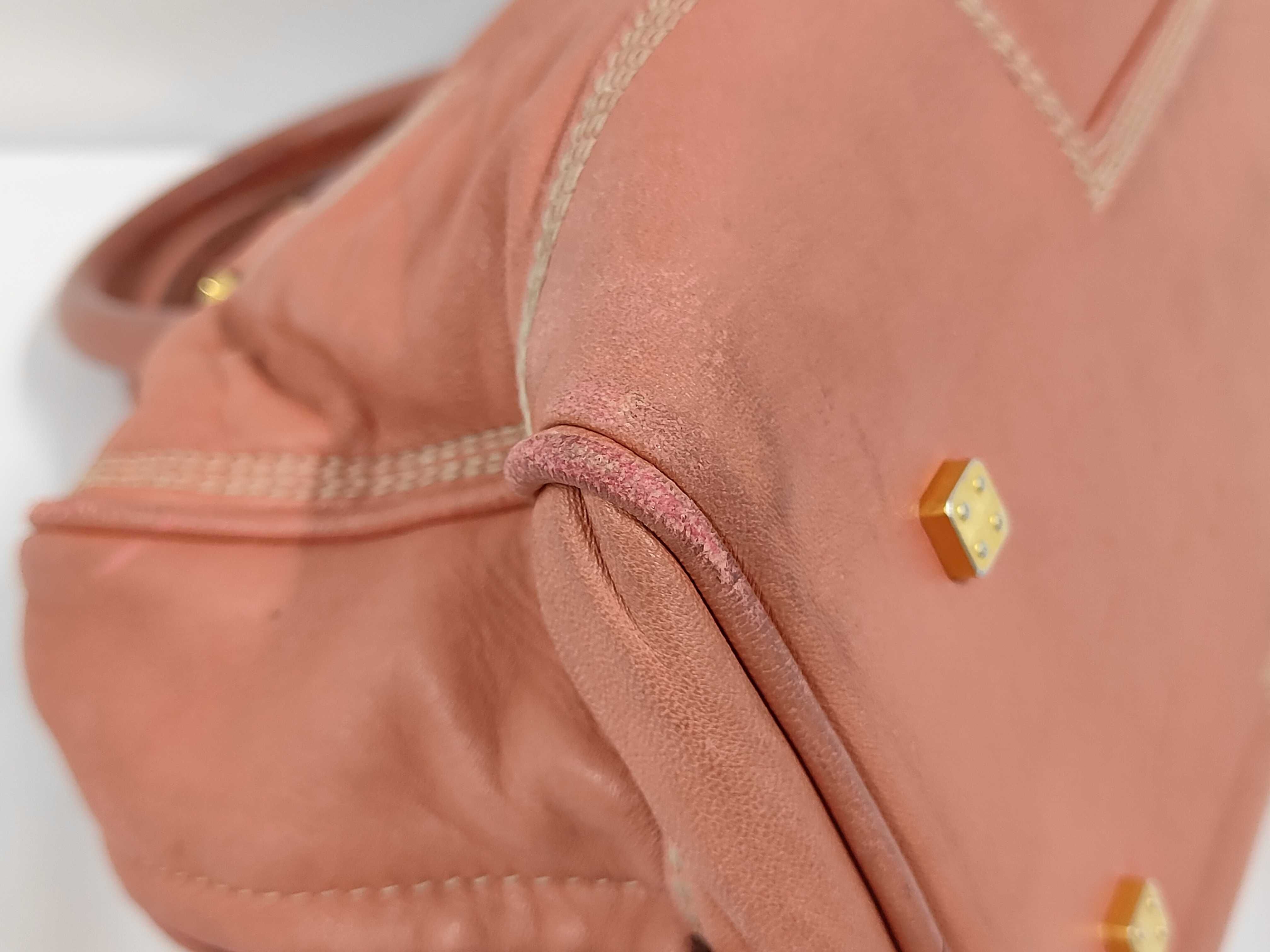 Amazona Leather Anagram Pink Handbag — view 4