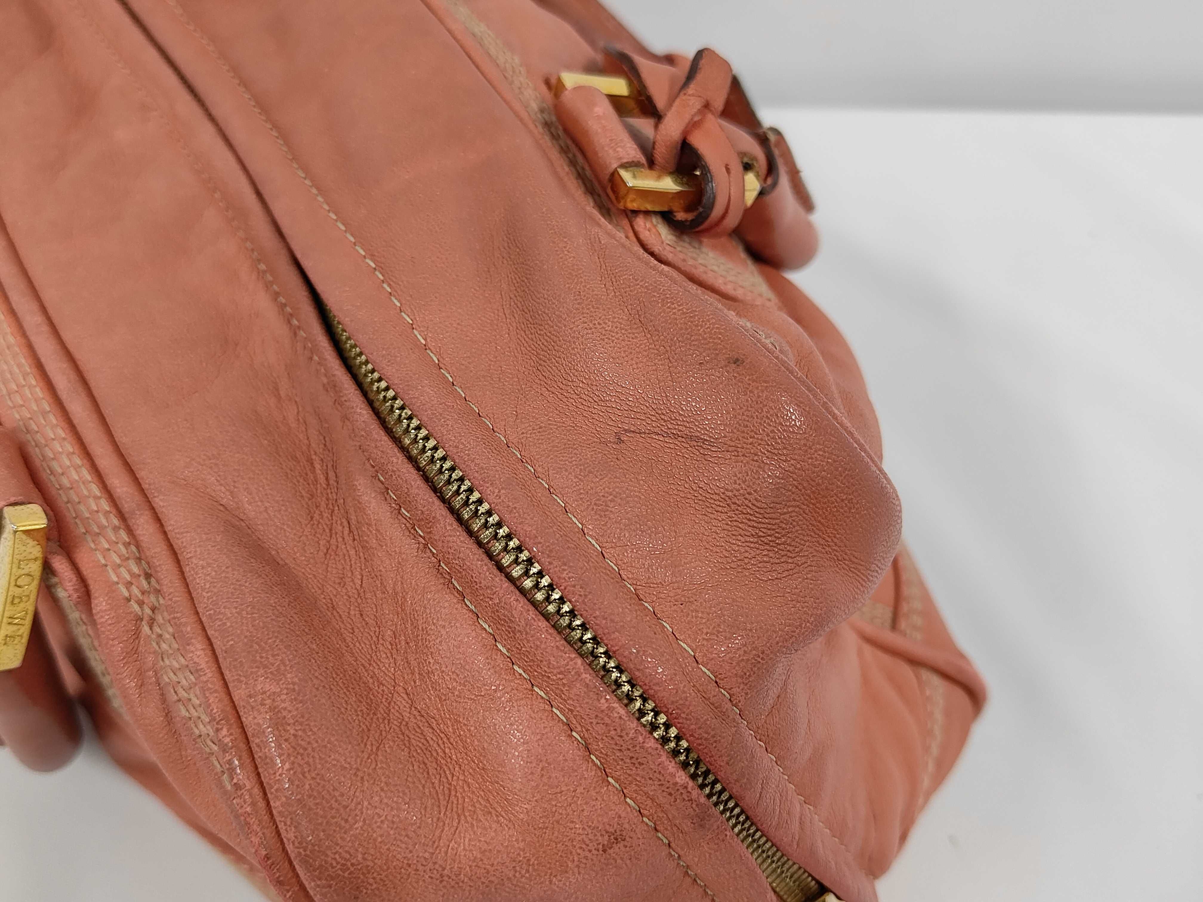 Amazona Leather Anagram Pink Handbag — view 7