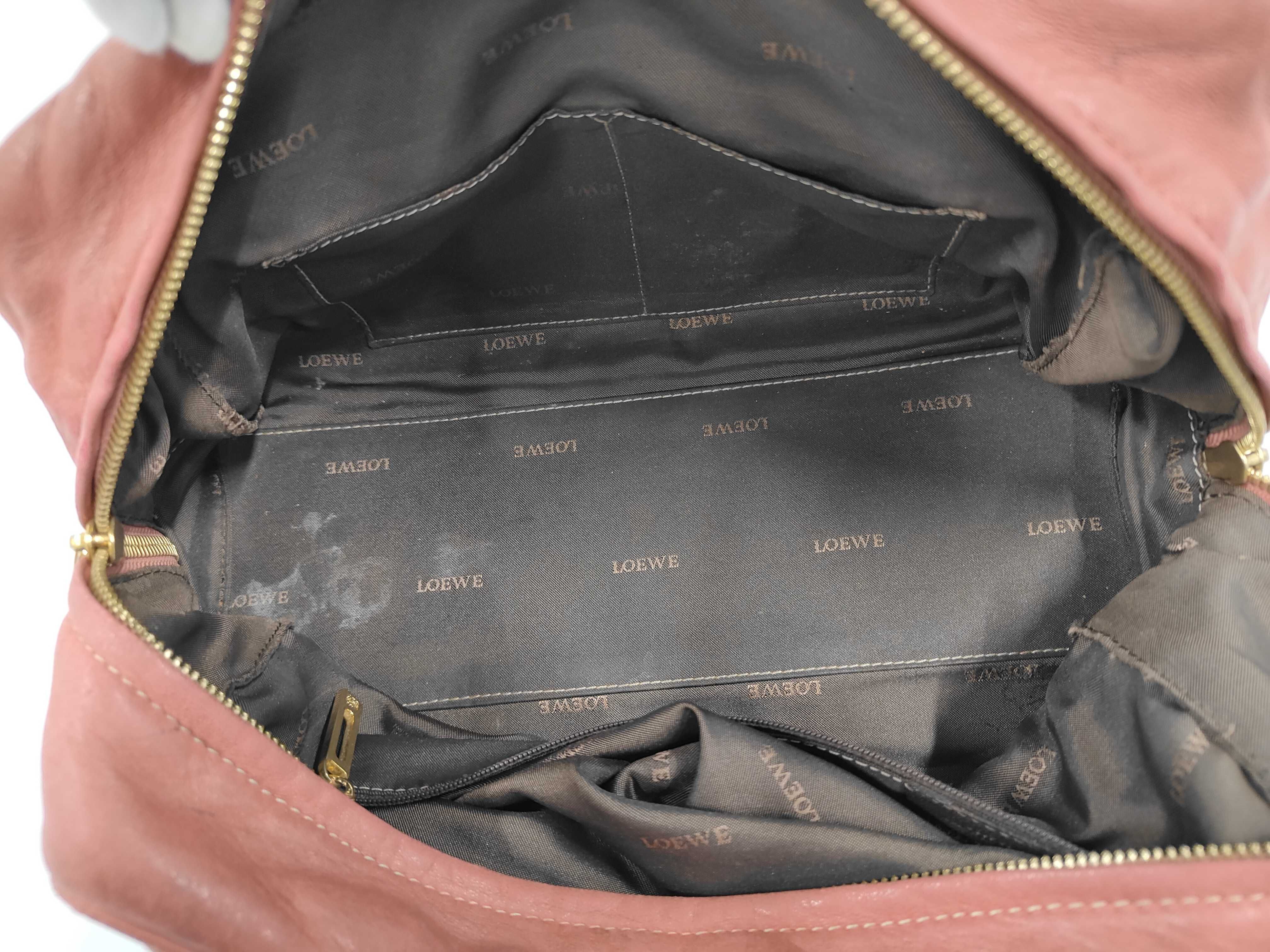 Amazona Leather Anagram Pink Handbag — view 9