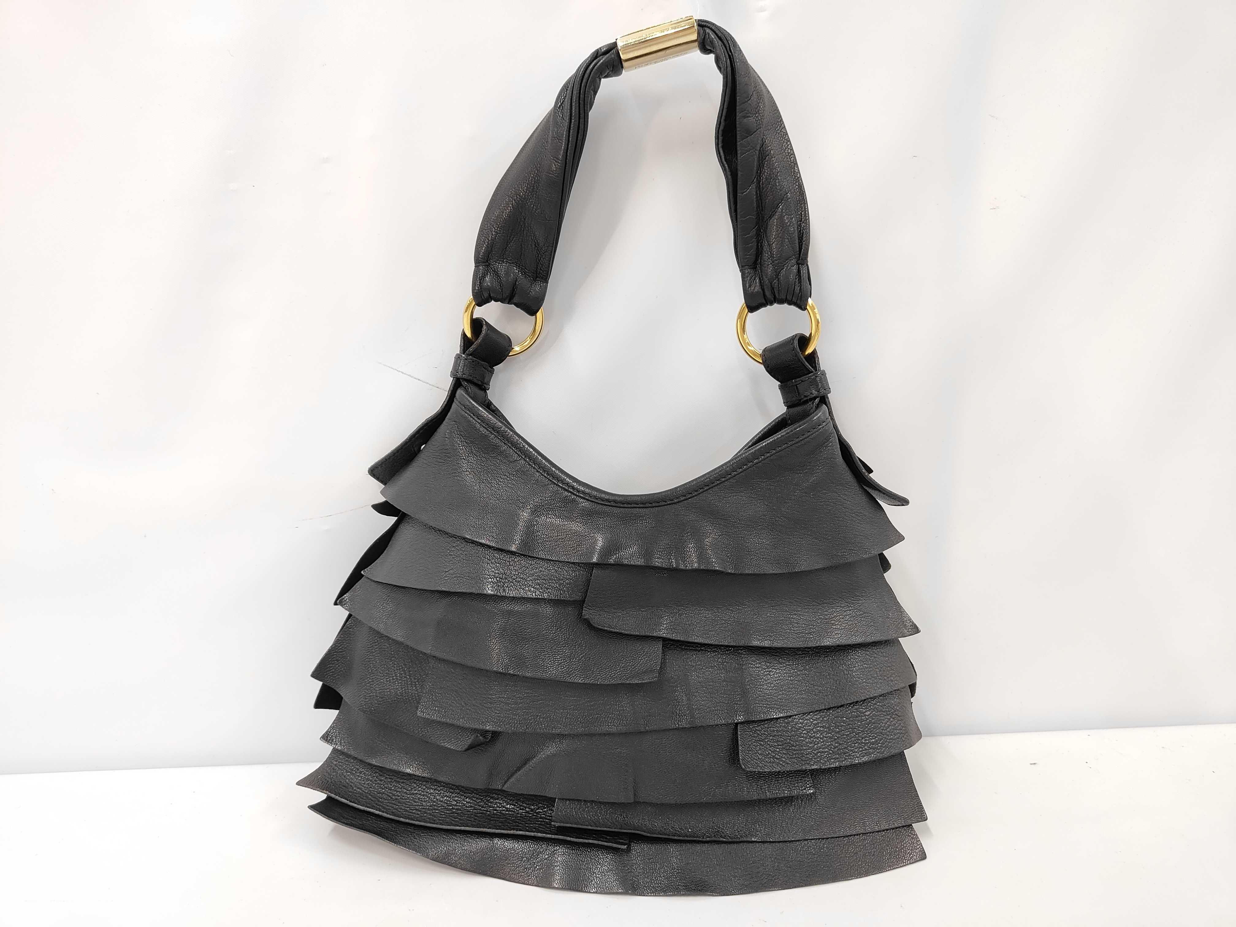 Saint Tropez Black One-Shoulder Bag