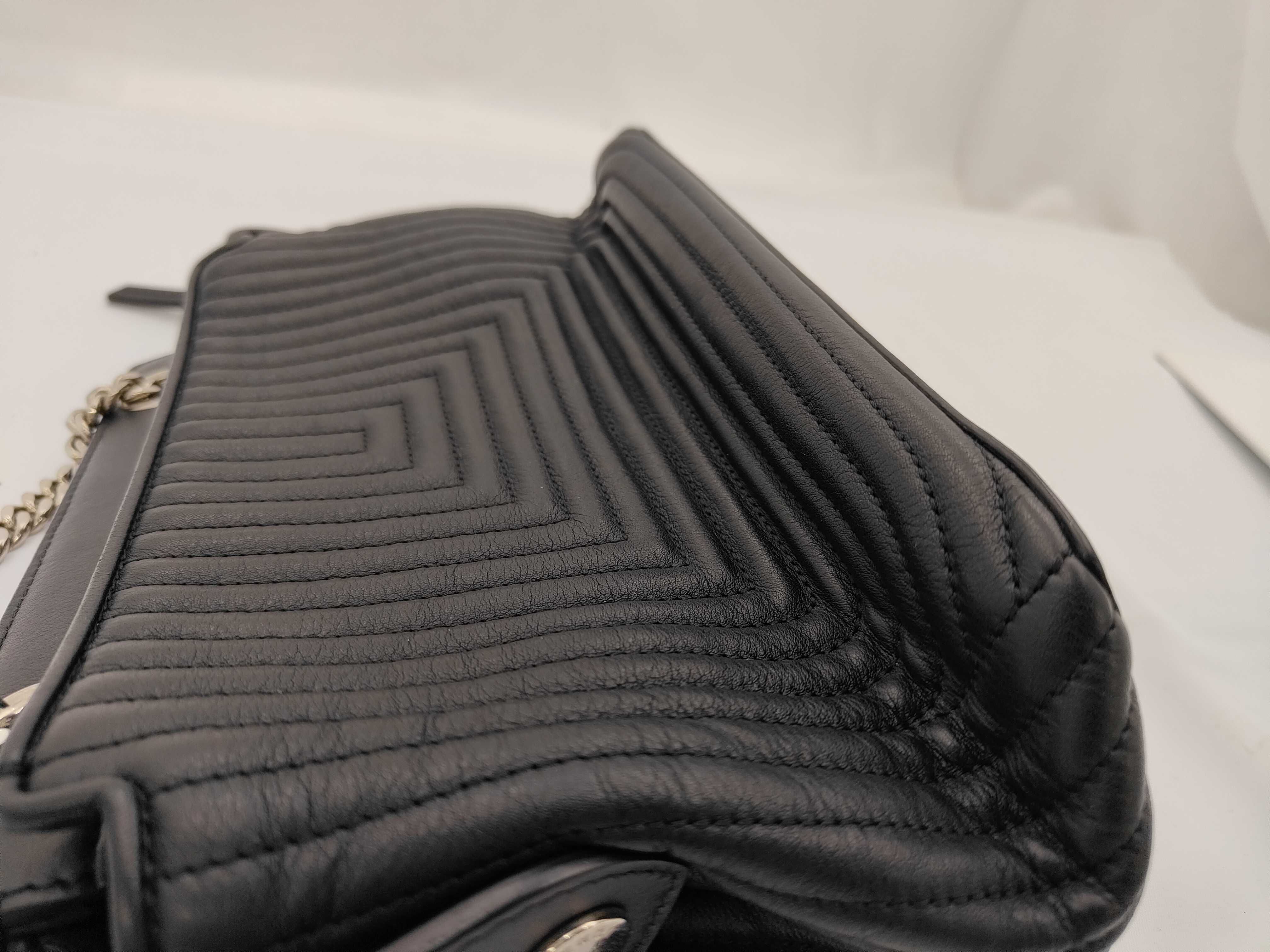 com Multicolor Black Leather Shoulder Bag — view 13