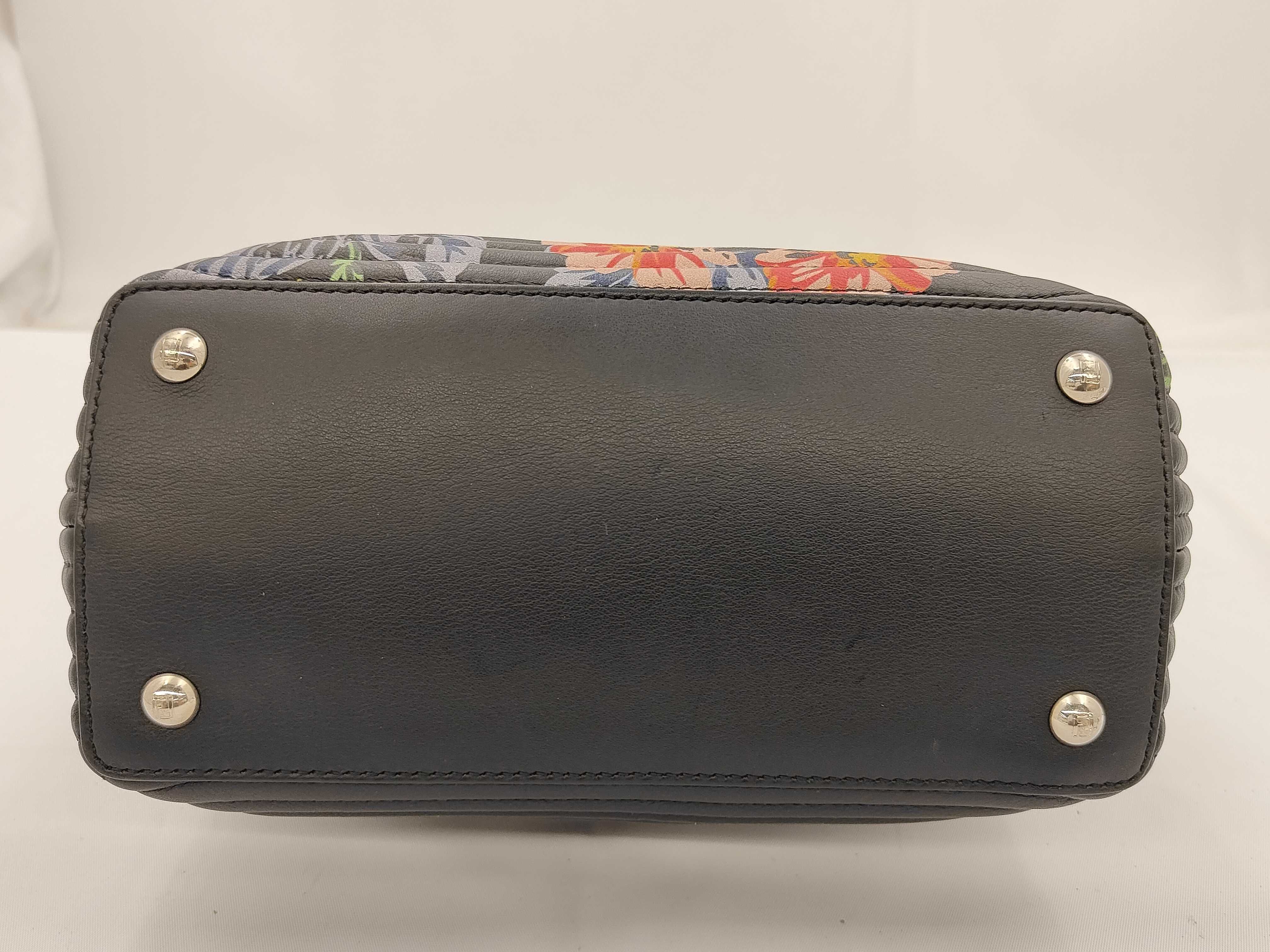 com Multicolor Black Leather Shoulder Bag — view 6