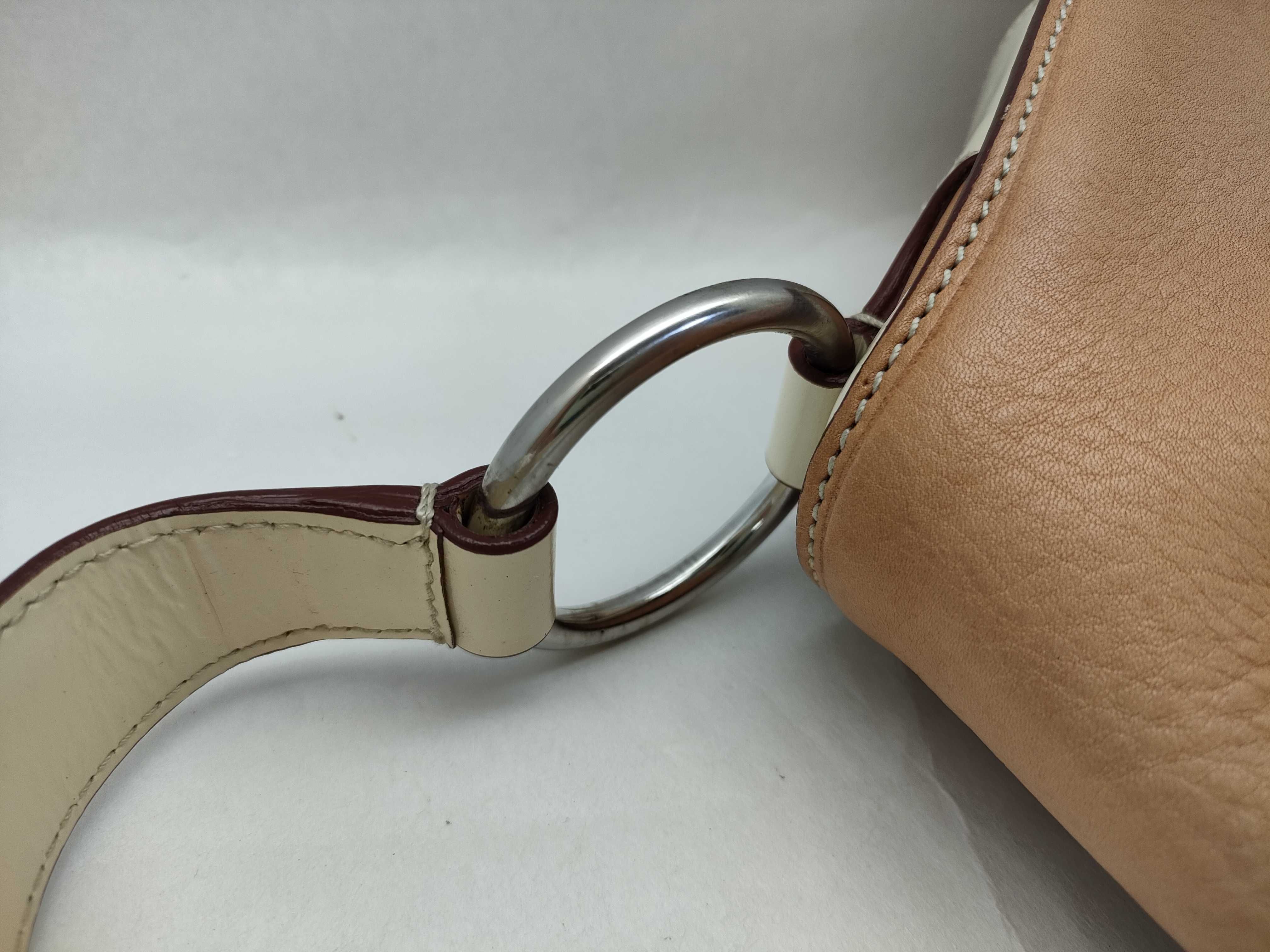 Triangle Logo Leather One-Shoulder Bag BR0749 with Satin Lining, Shoulder Bag, Guarantee Card, Dust Bag — view 5