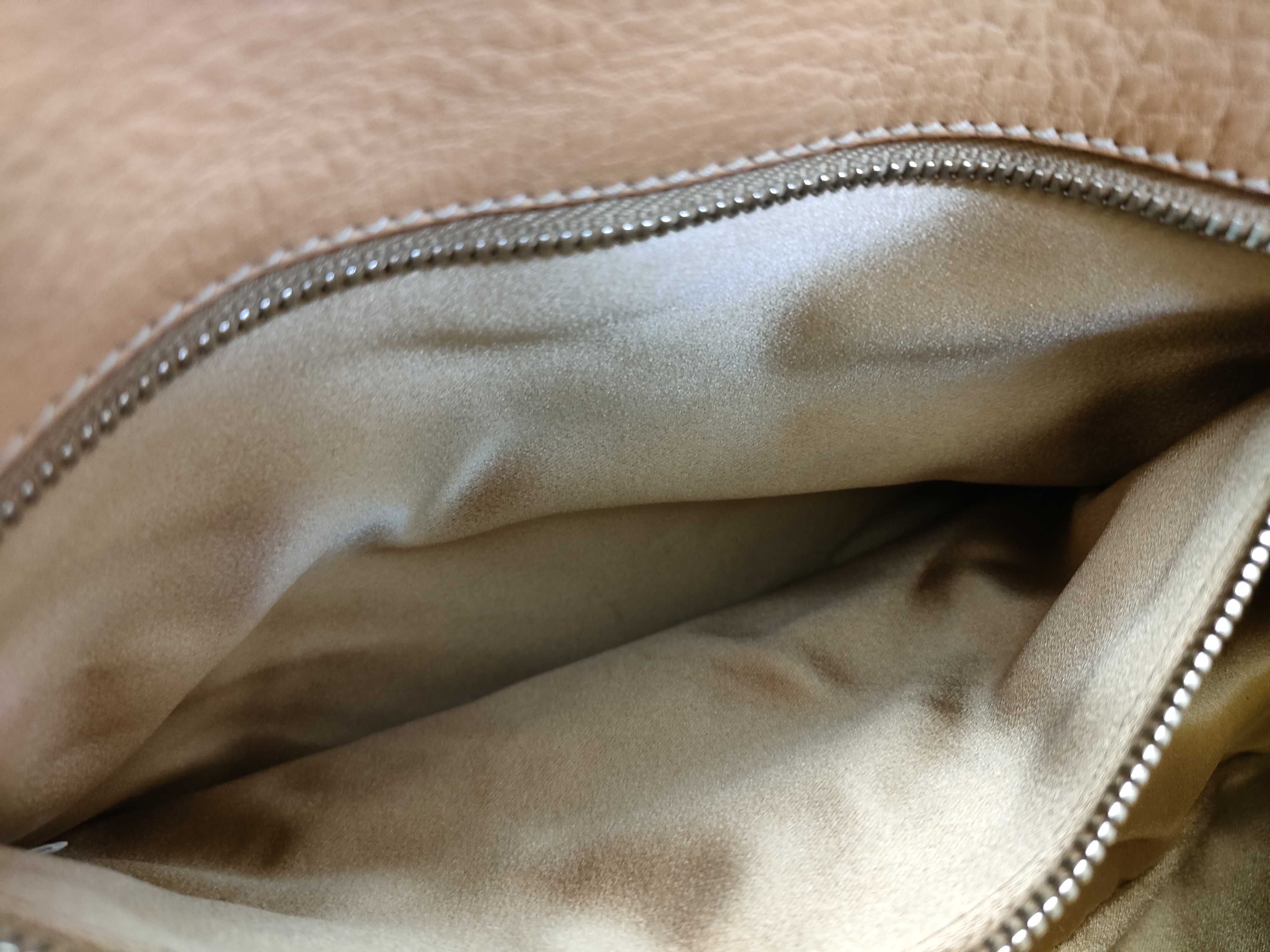 Triangle Logo Leather One-Shoulder Bag BR0749 with Satin Lining, Shoulder Bag, Guarantee Card, Dust Bag — view 10