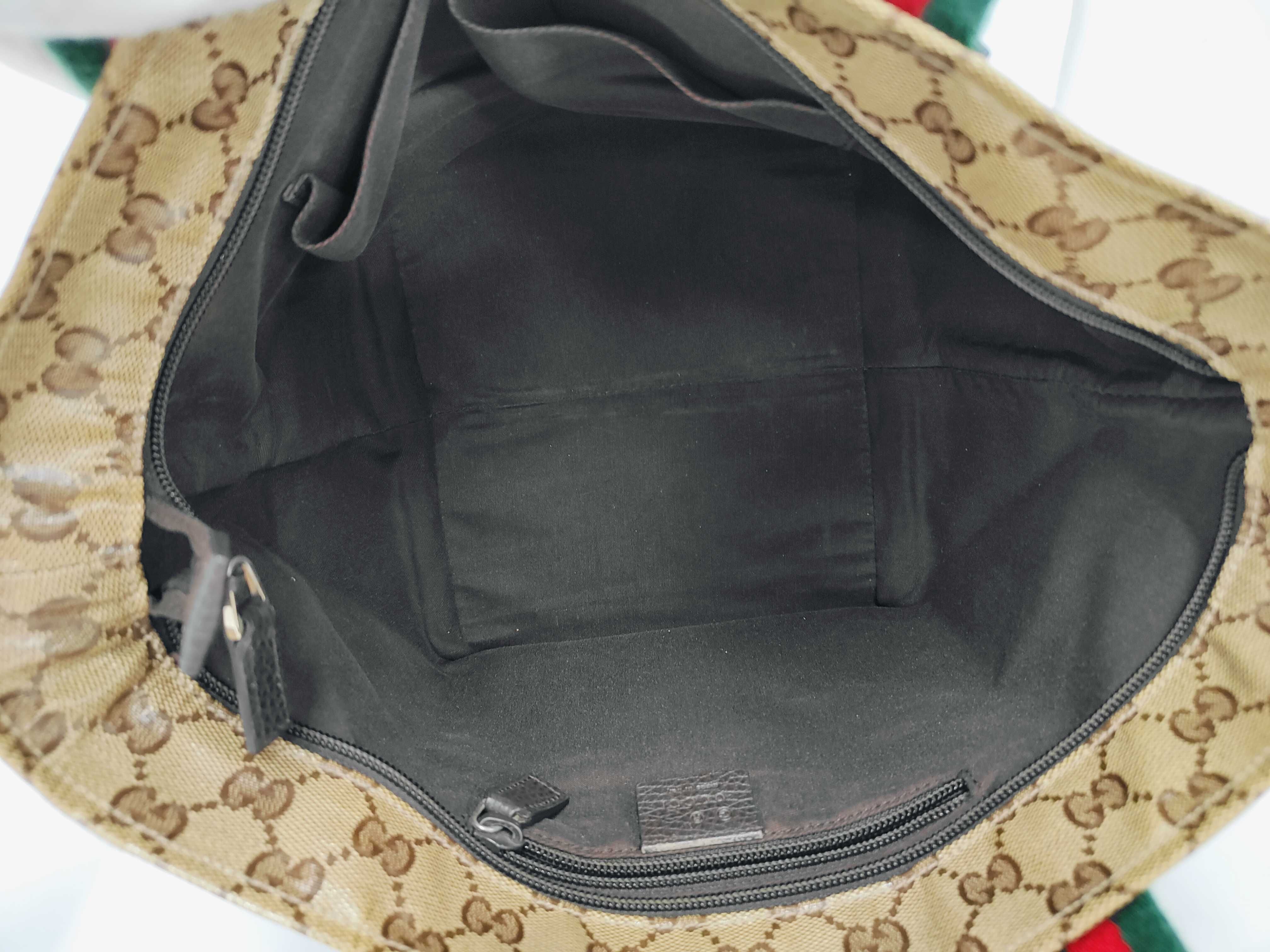 GG Crystal Sherry Line Tote Bag (374433 527066) — view 8