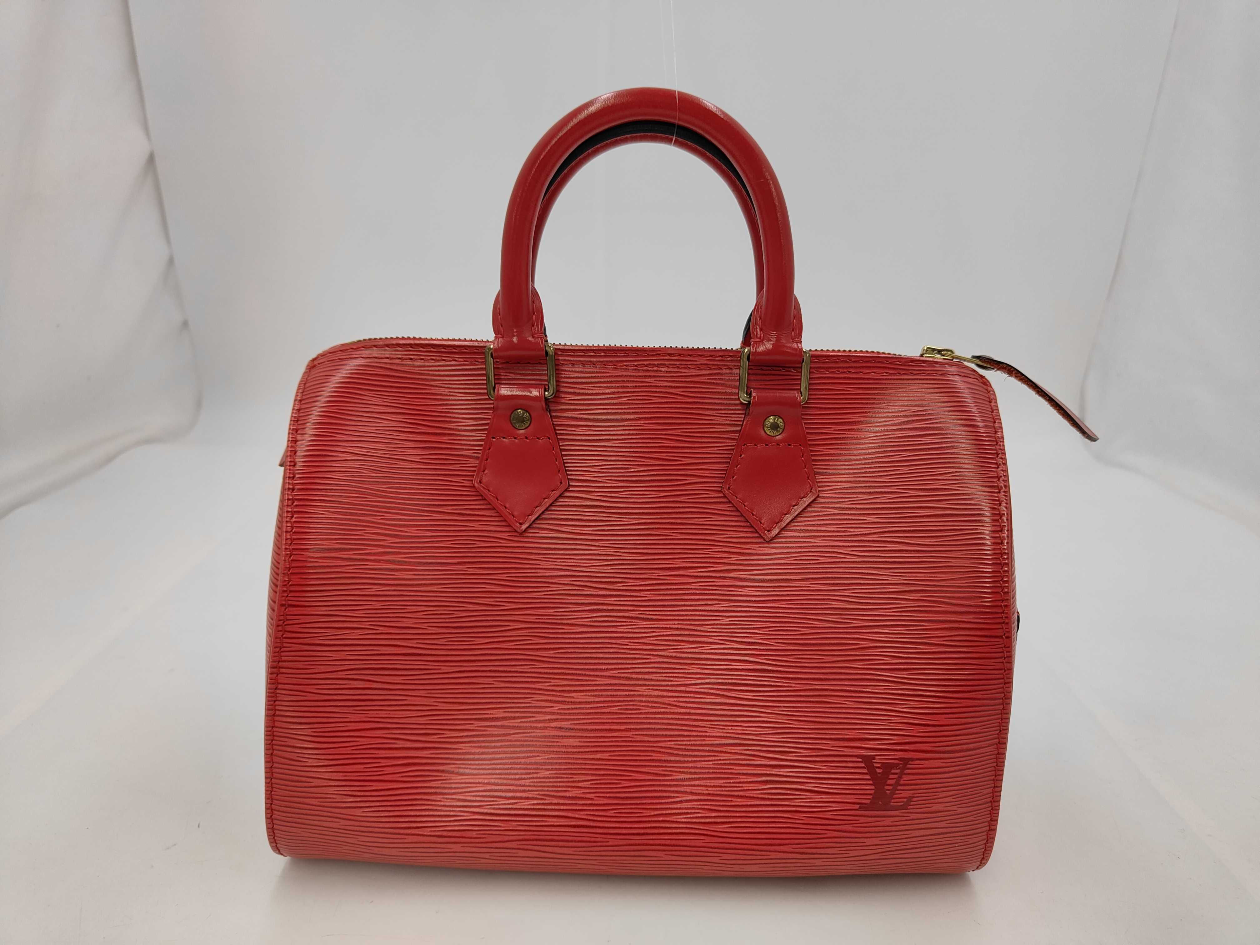 Epi Speedy Red Handbag