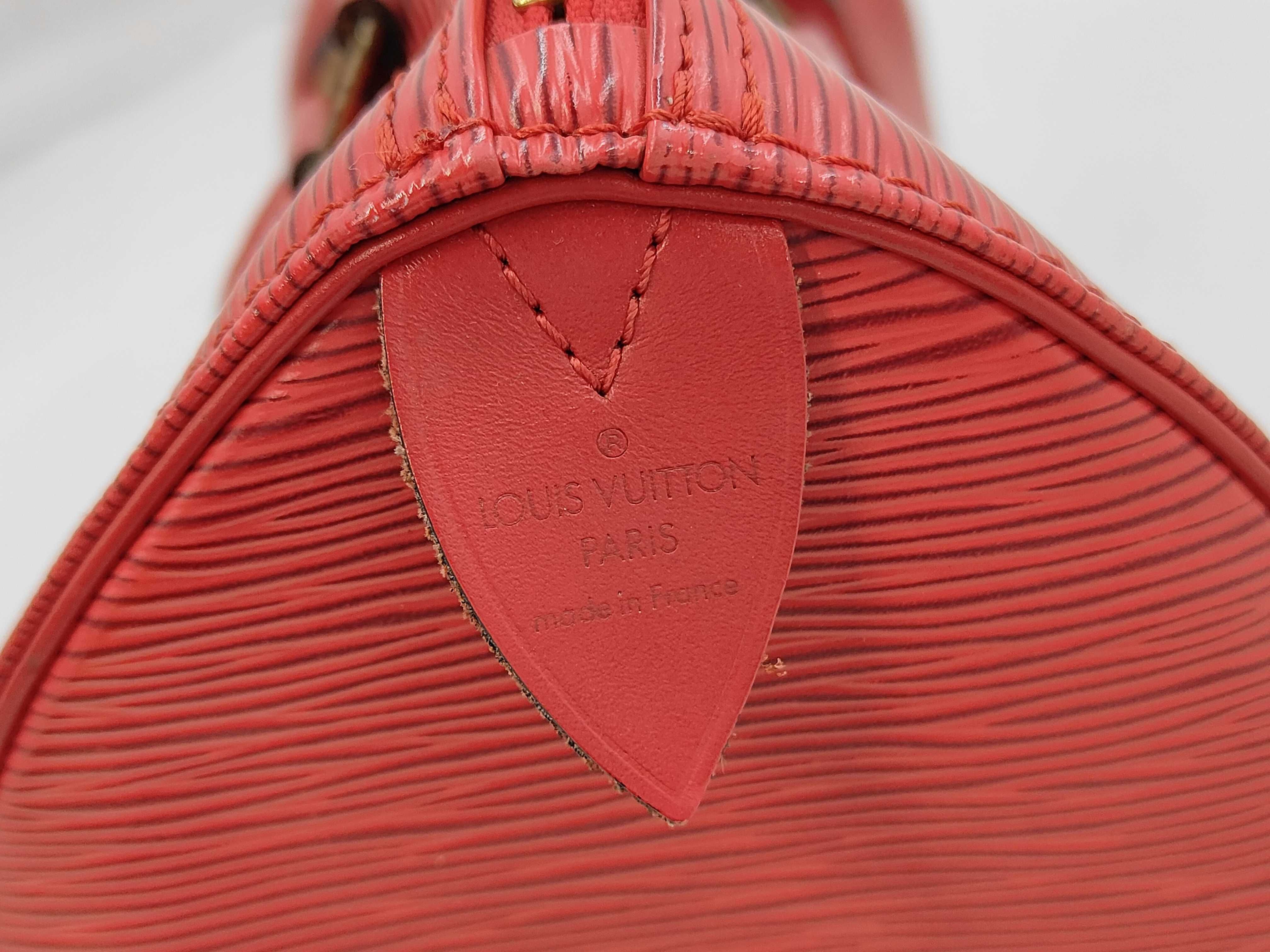 Epi Speedy Red Handbag — view 11