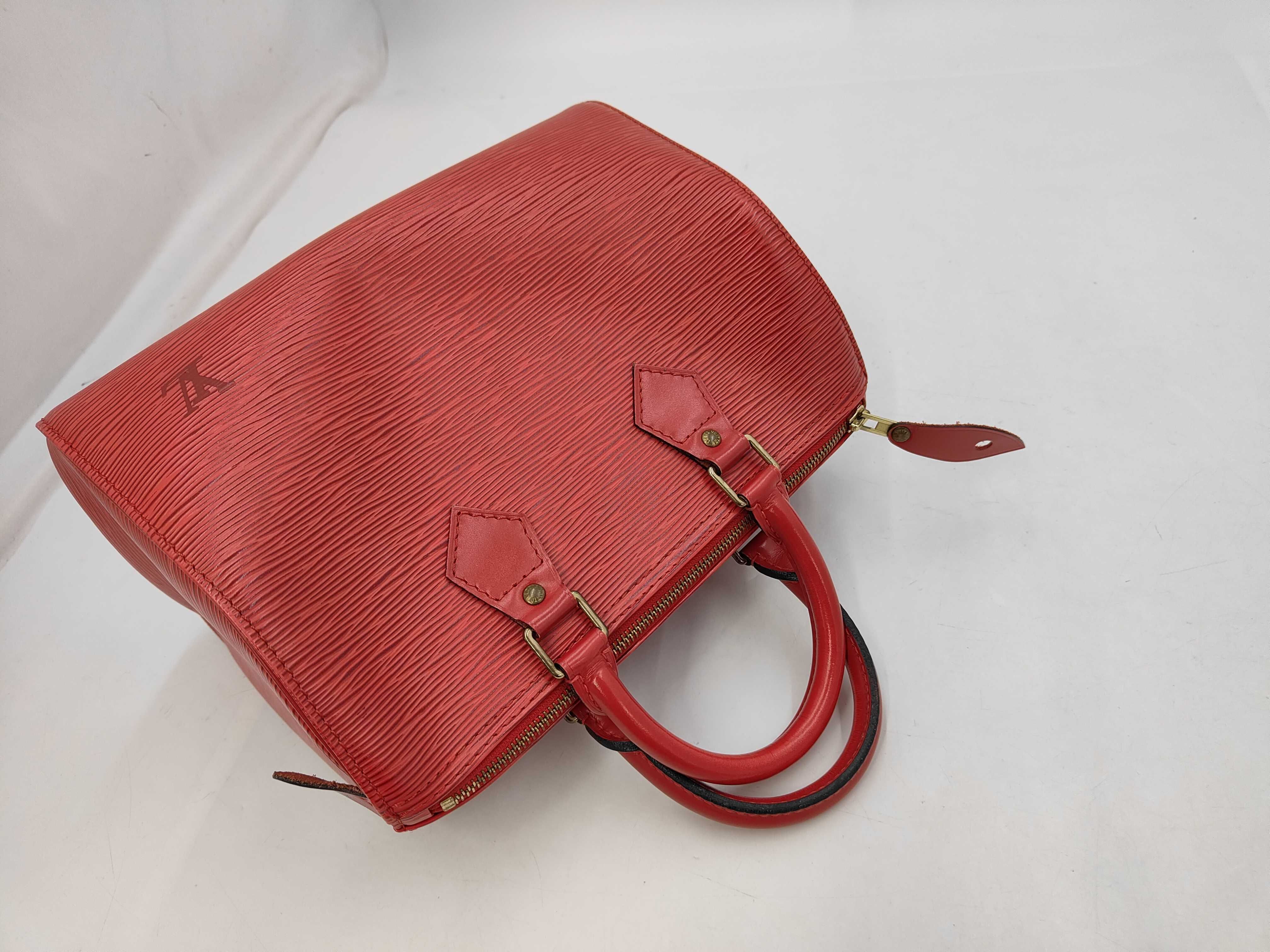 Epi Speedy Red Handbag — view 5