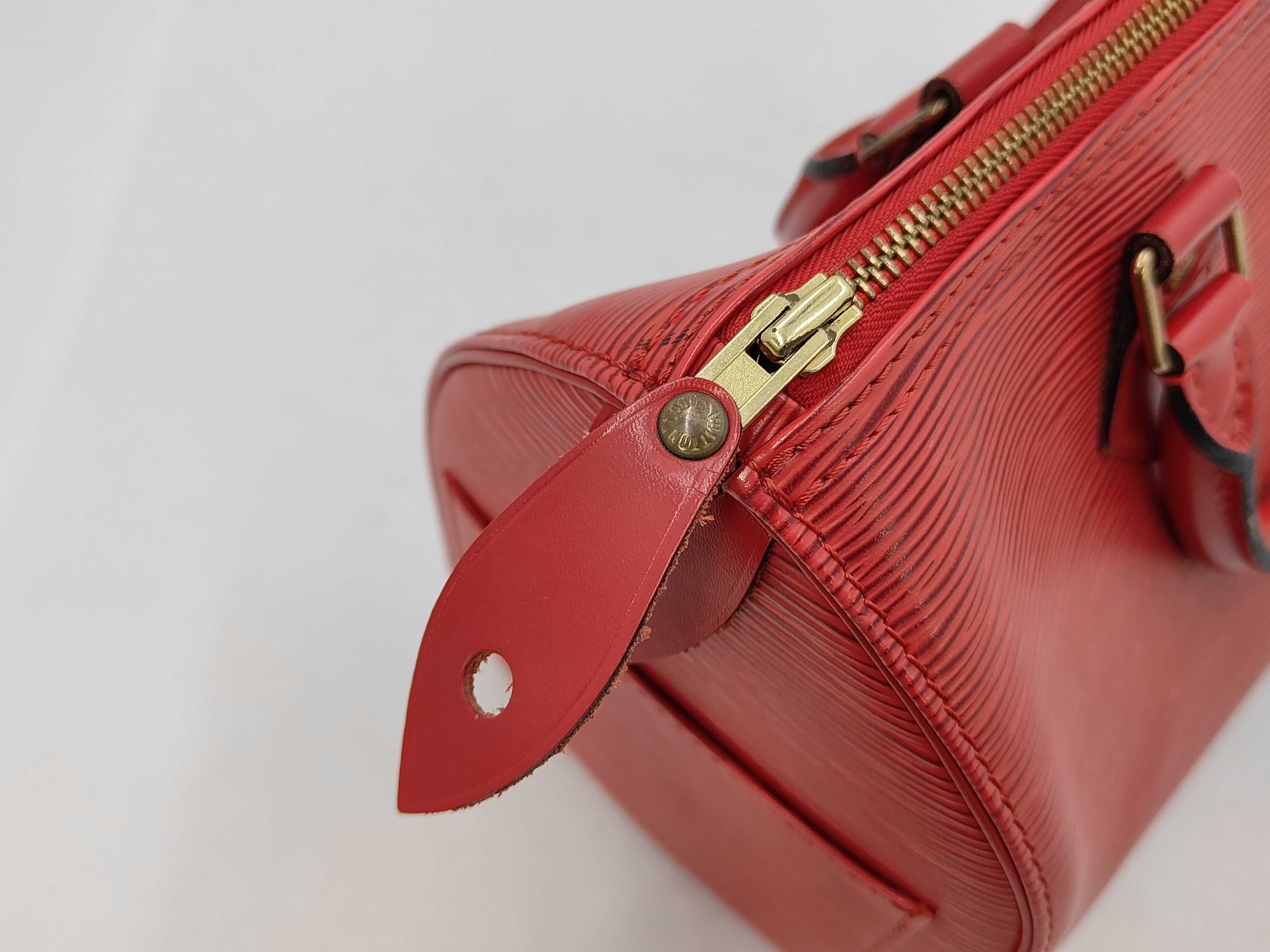 Epi Speedy Red Handbag — view 8