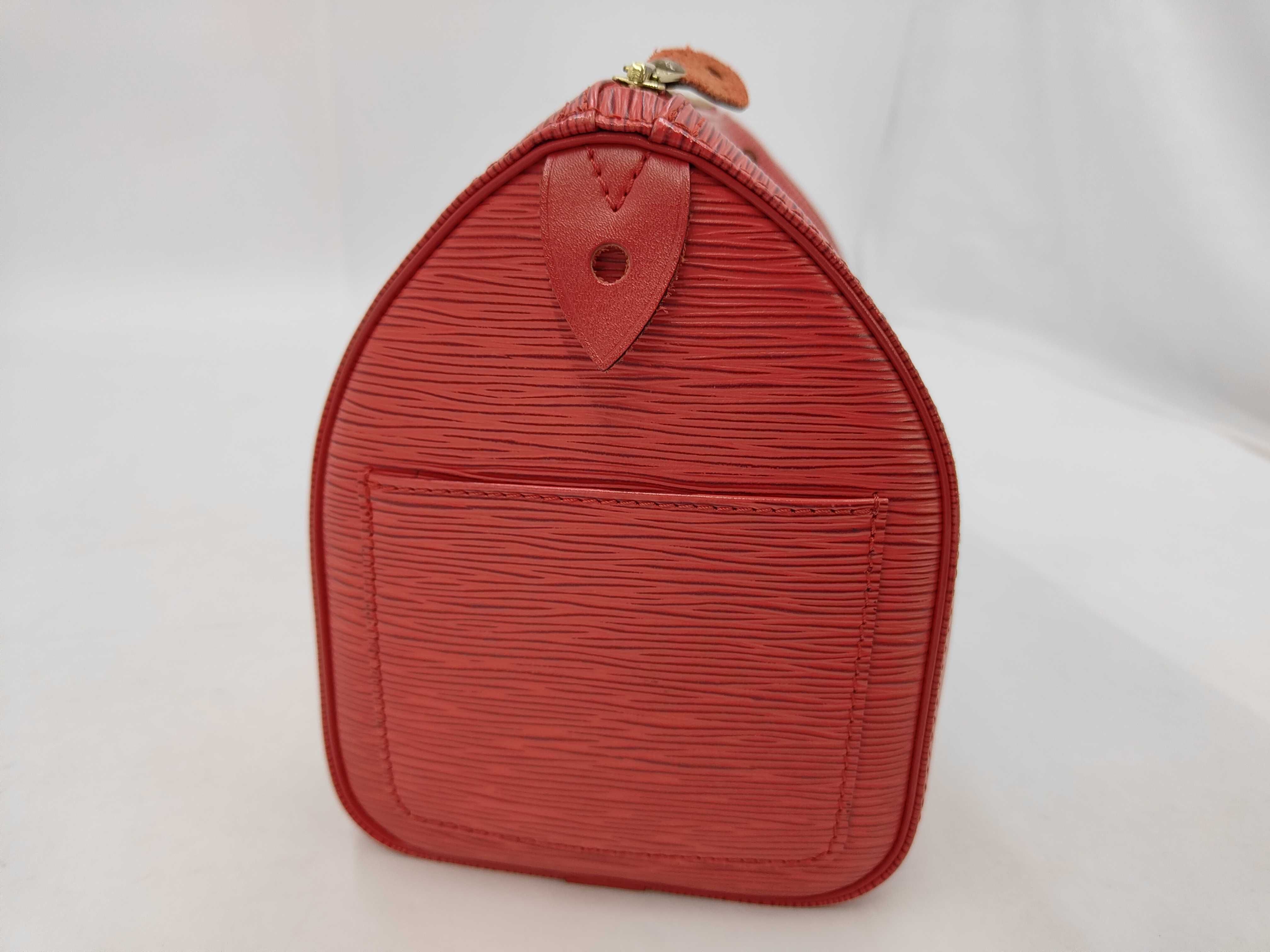 Epi Speedy Red Handbag — view 9
