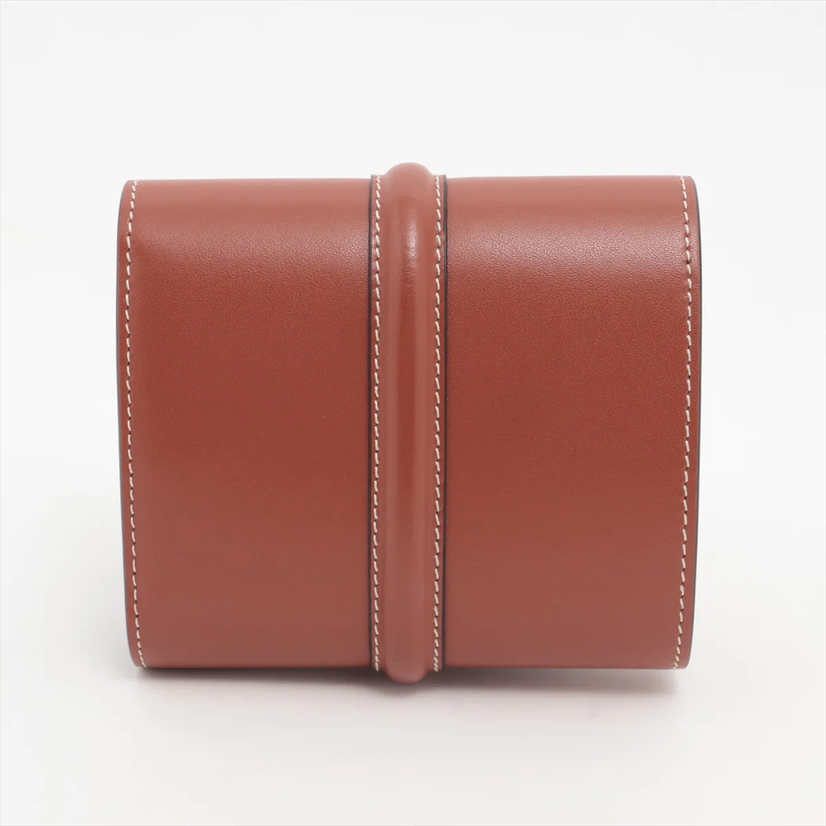 Small Trifold Wallet 16 Leather Compact Wallet Brown — view 2