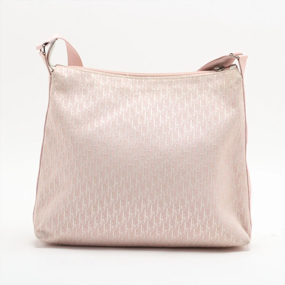 Trotter Canvas x Leather Shoulder Bag Pink — view 2