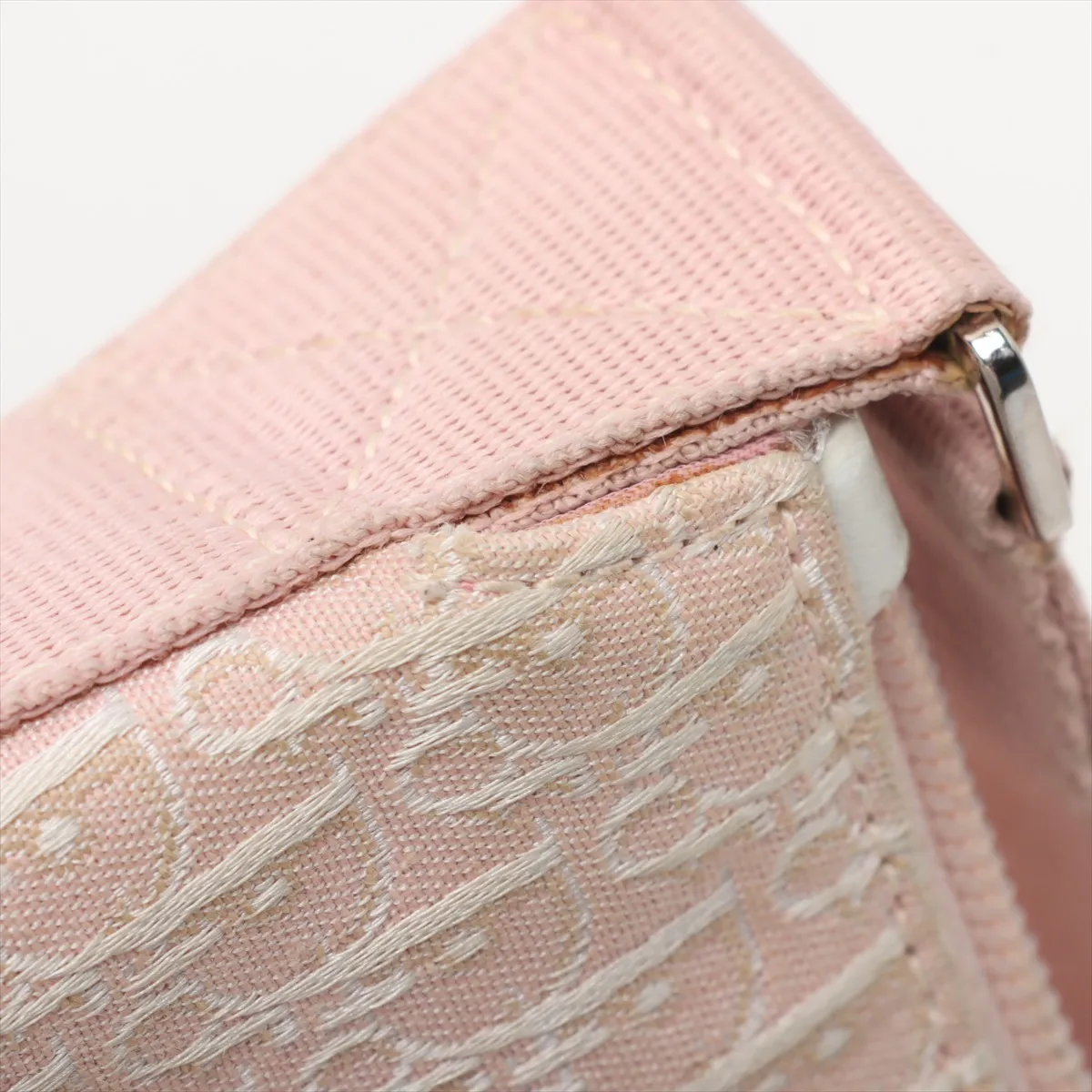 Trotter Canvas x Leather Shoulder Bag Pink — view 10